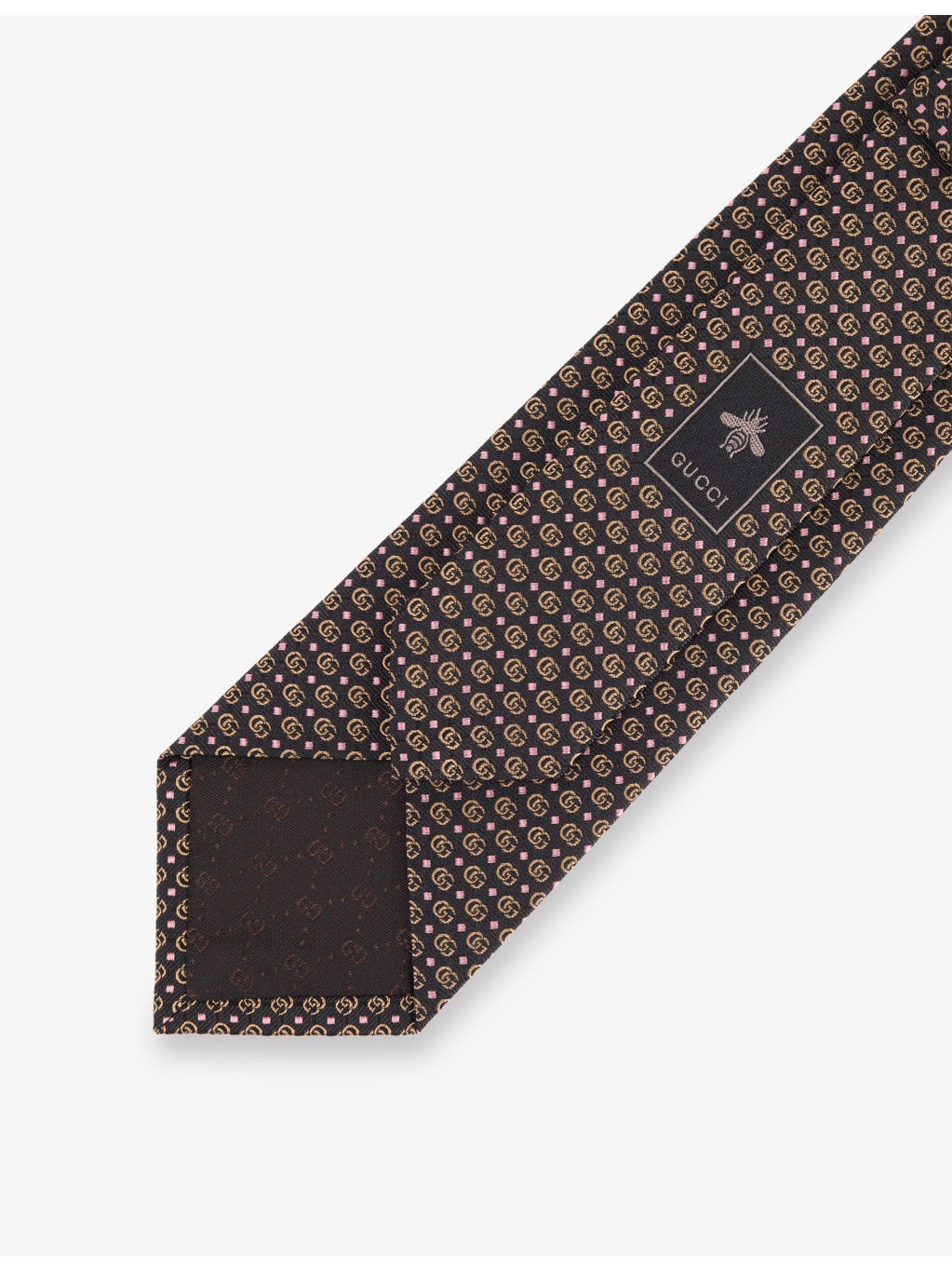 Dottola Logo-Pattern Silk Tie - 4
