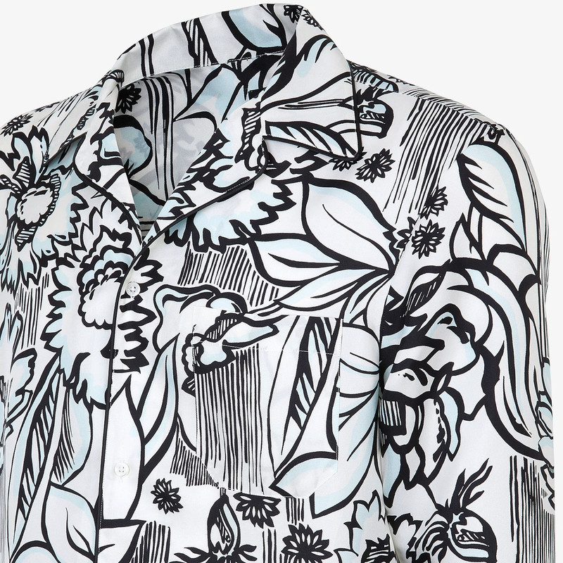 Fendi Roma Joshua Vides silk shirt 3