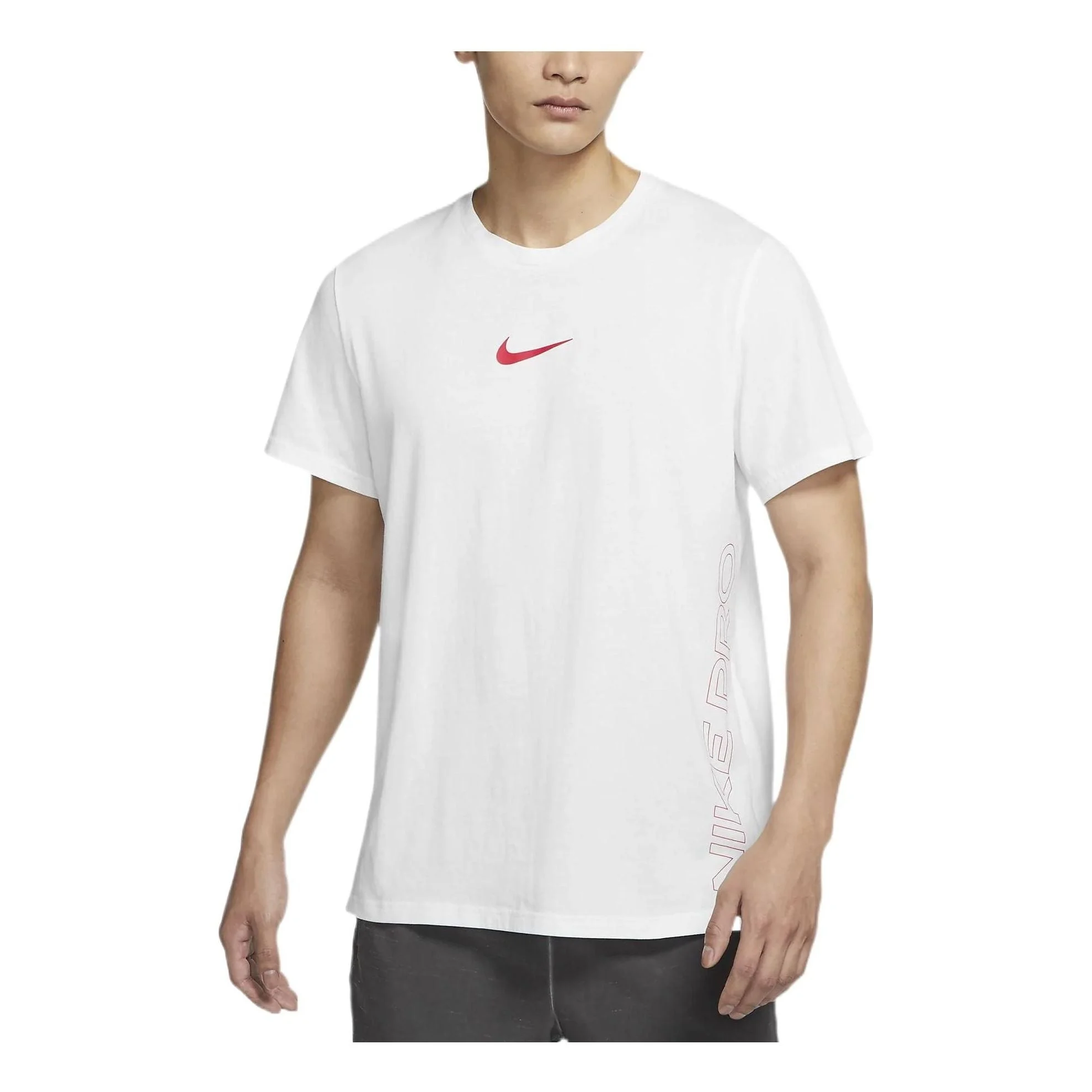 Nike Pro Dri-FIT Burnout Logo Tee DD1829-100 - 1