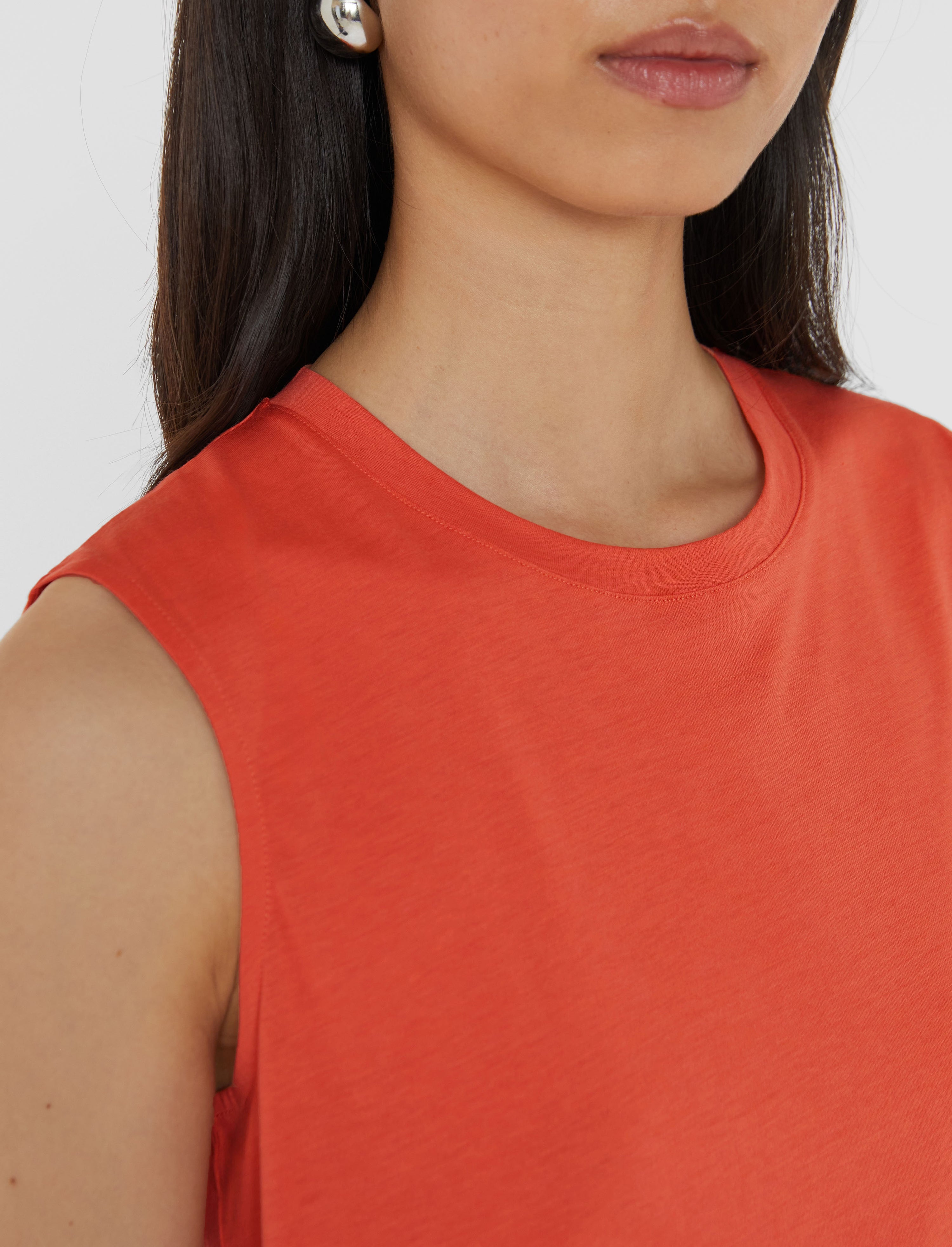 Cotton Silk Jersey Tank Top - 5