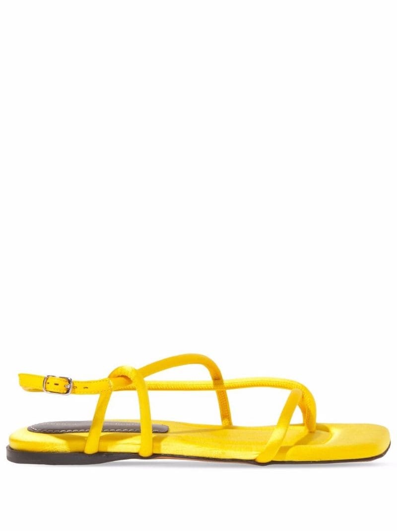 square strappy sandals - 1