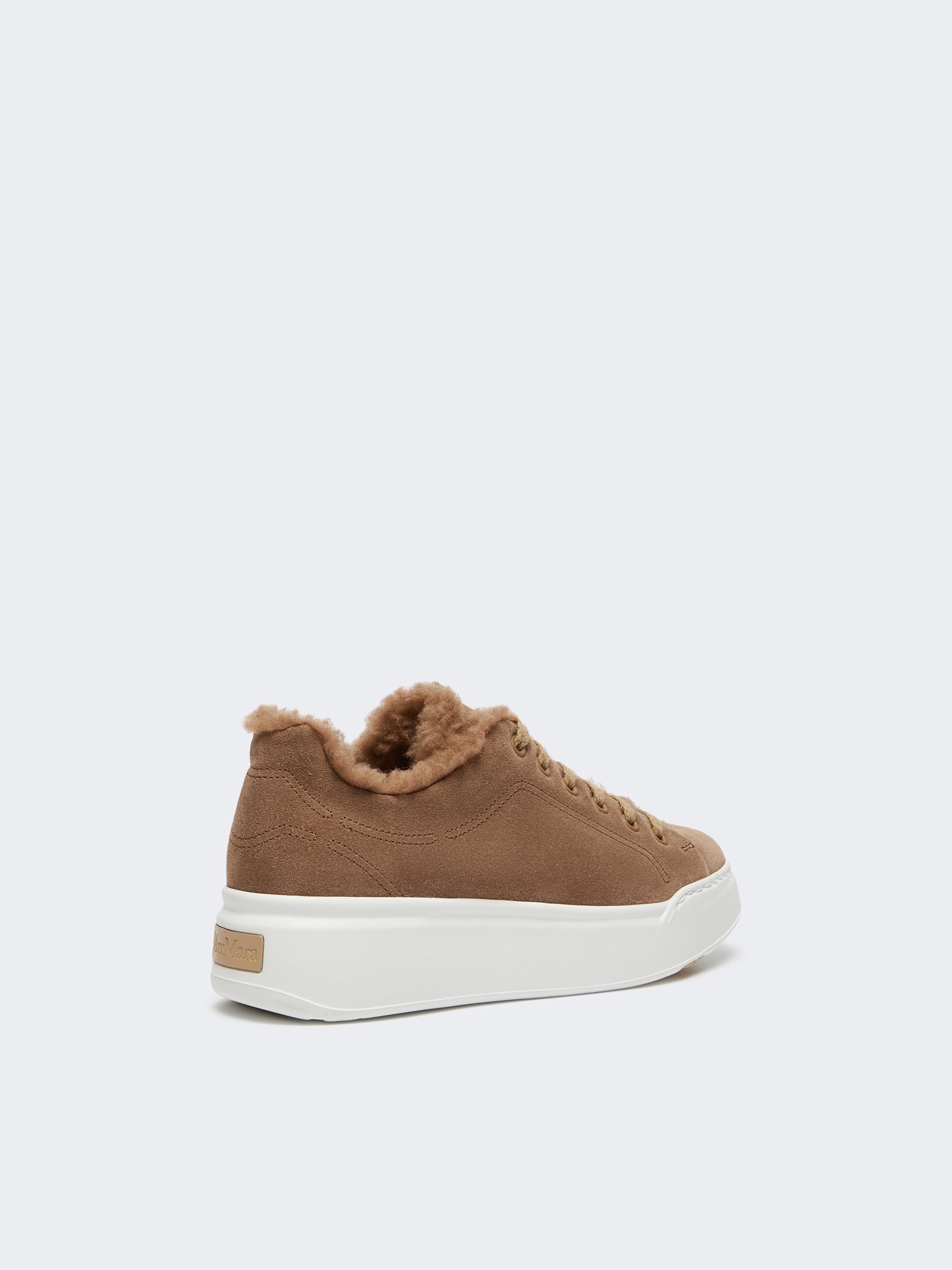 TMAXI Suede and Teddy fabric trainers - 3