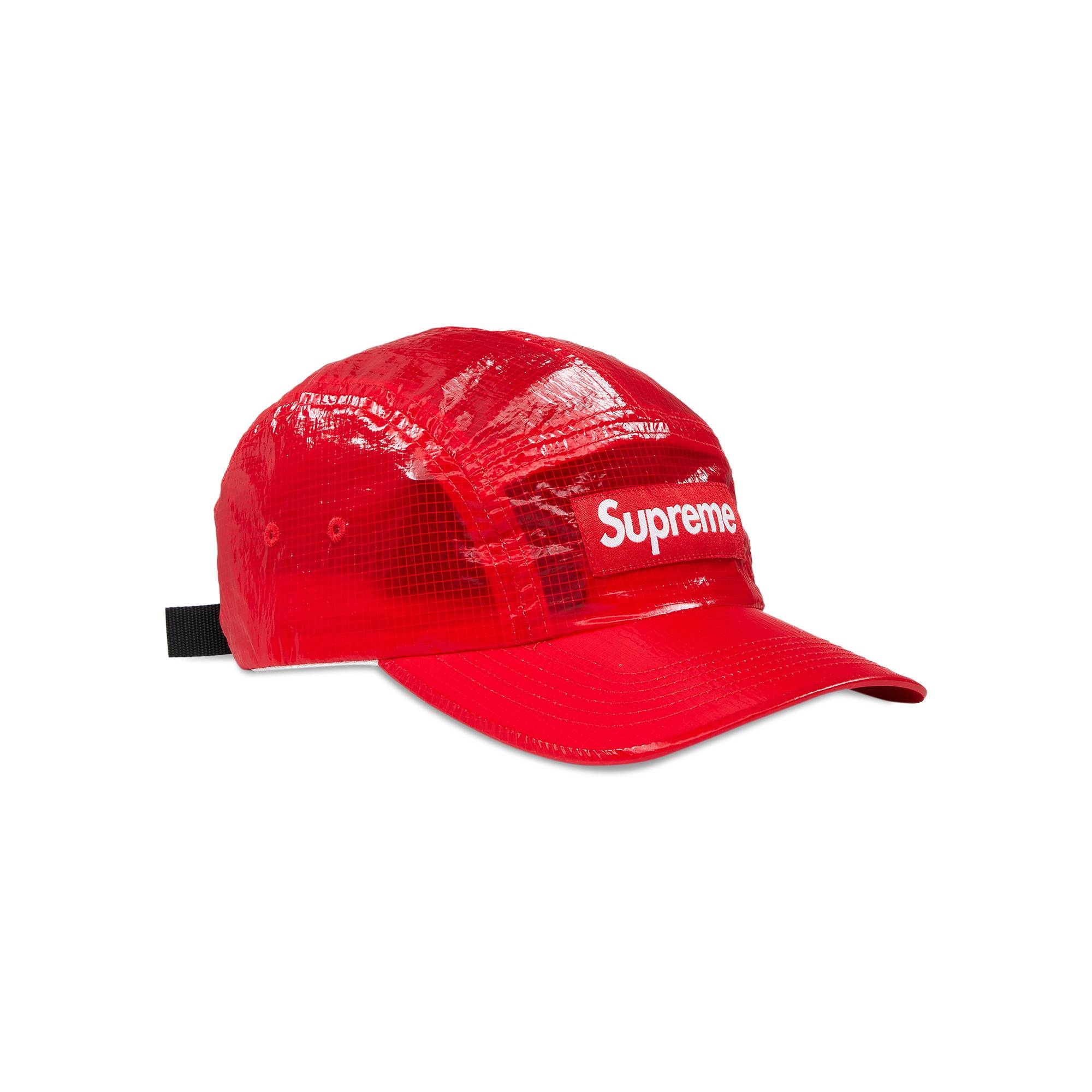 Supreme Contrast Ripstop Camp Cap Red