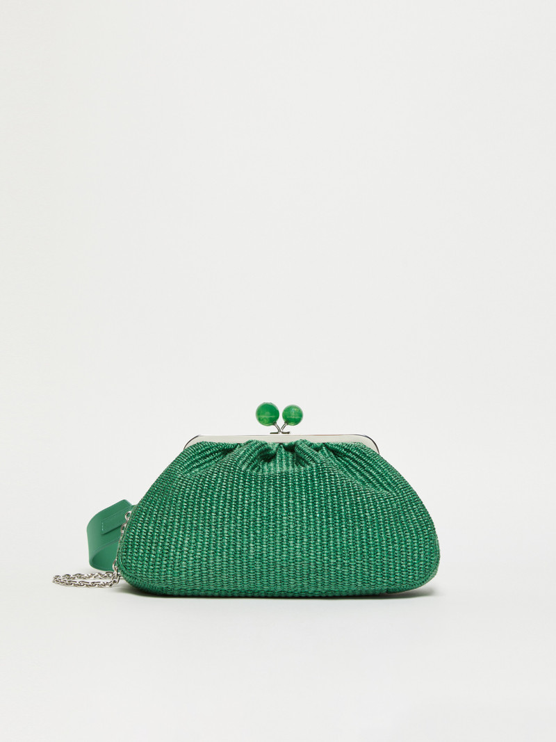 FORTUNA Medium raffia-effect Pasticcino bag 1