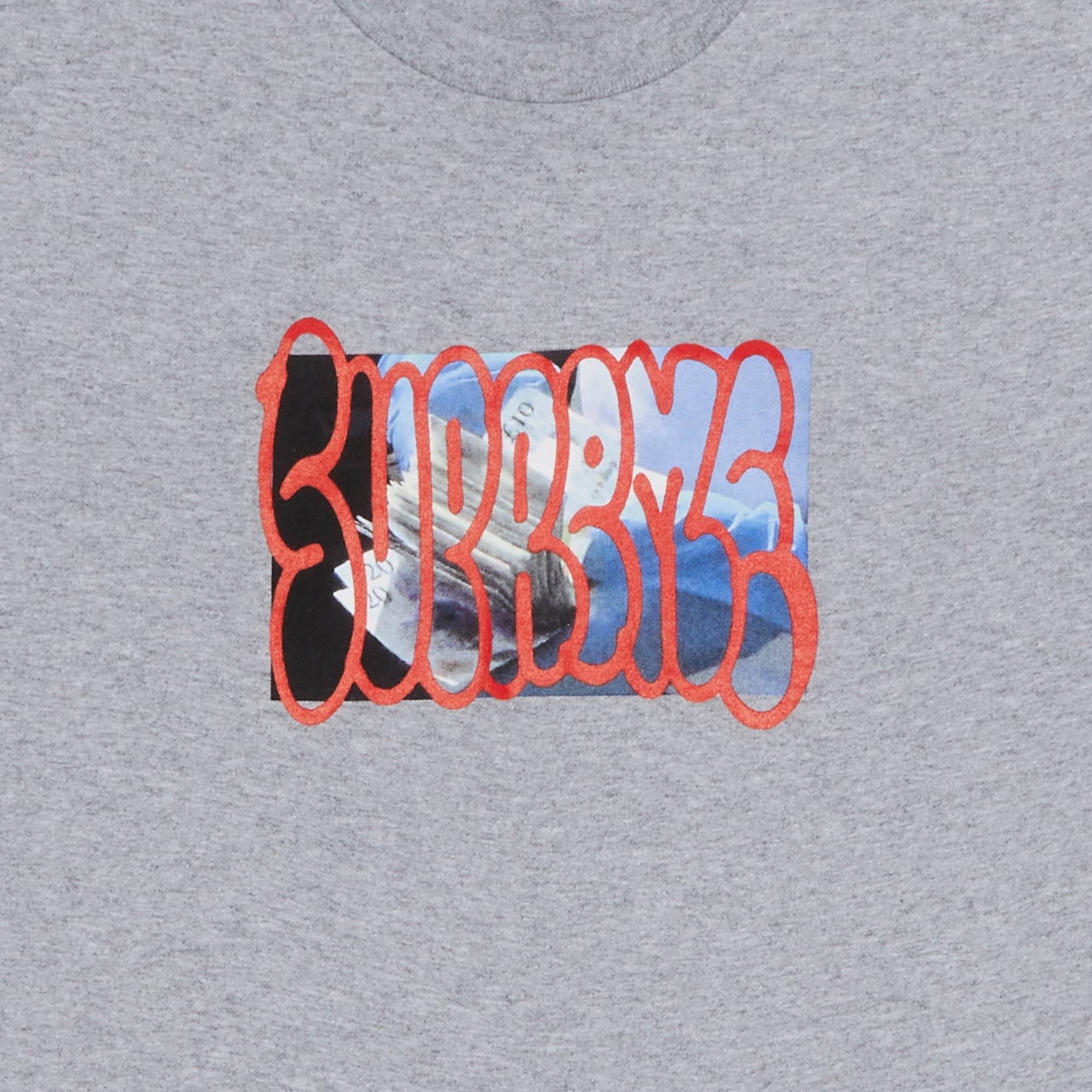 Supreme Payment Tee 'Heather Grey' - 2