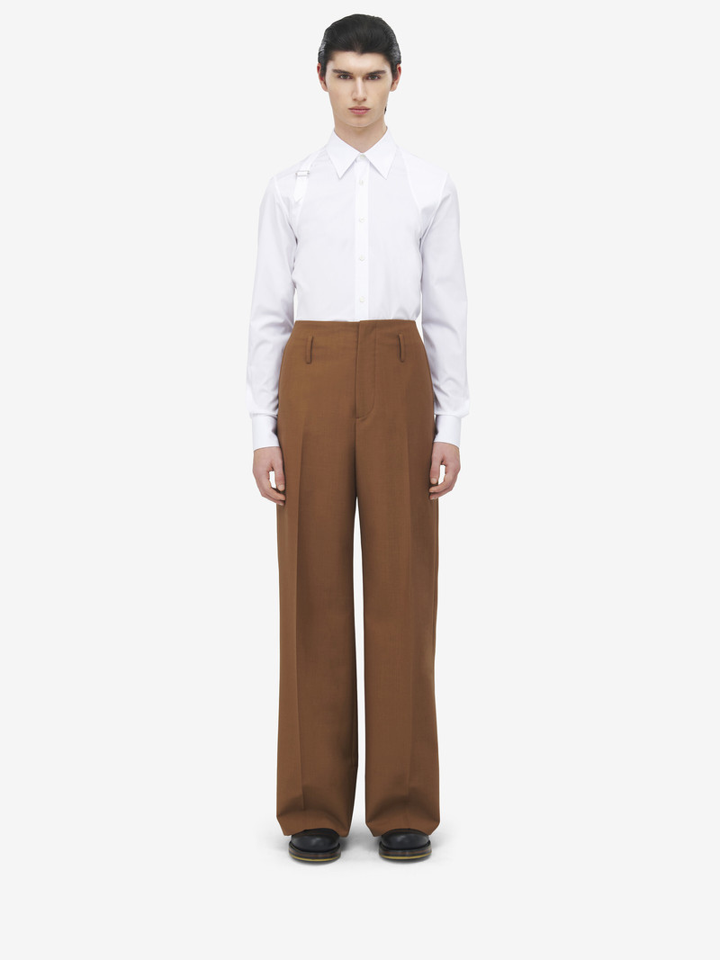 Alexander McQueen Wide Leg Tailored Trousers outlook
