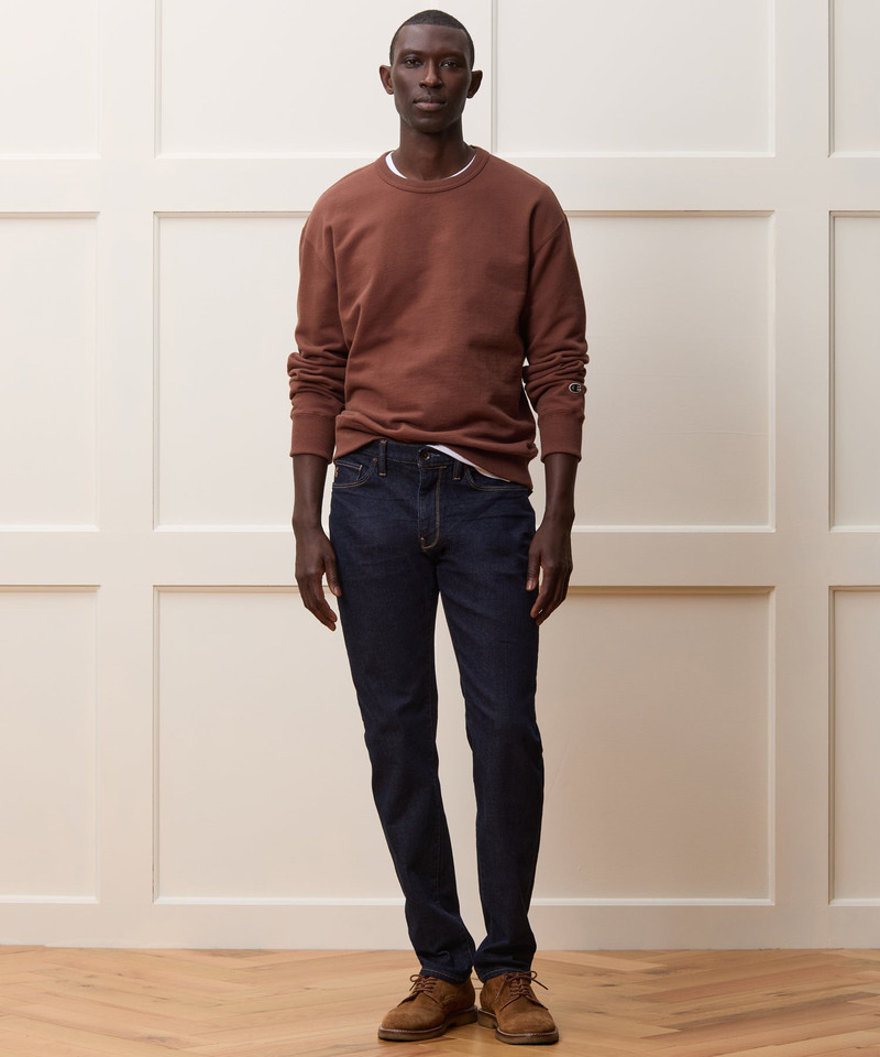 TODD SNYDER Slim Selvedge Jean in Rinse Wash outlook