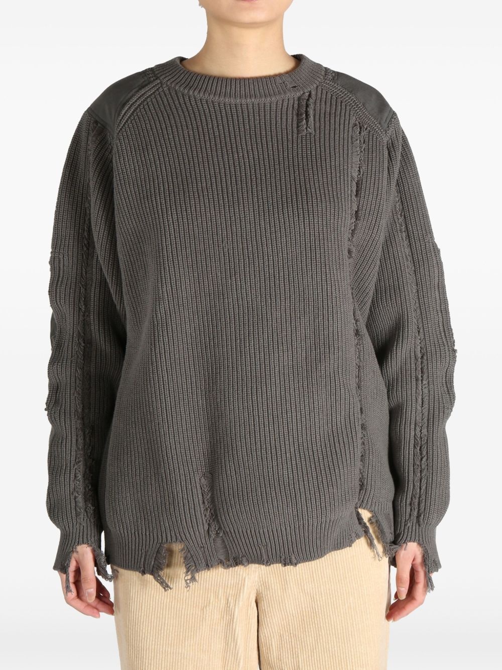 distressed sweater - 2