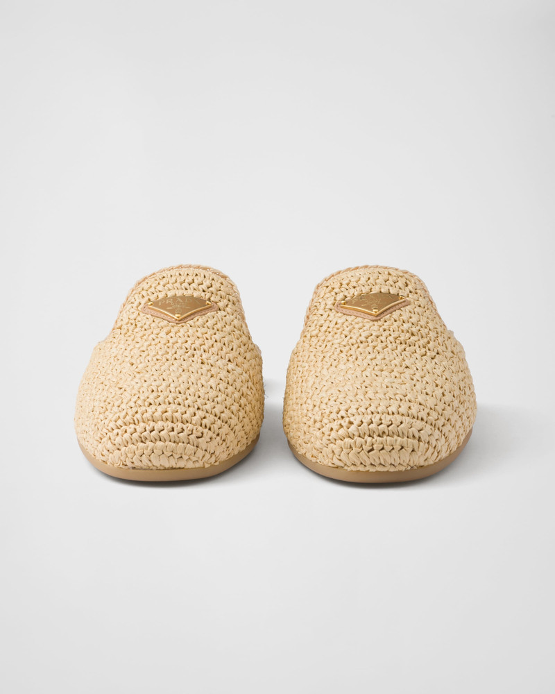 Woven fabric mules 5