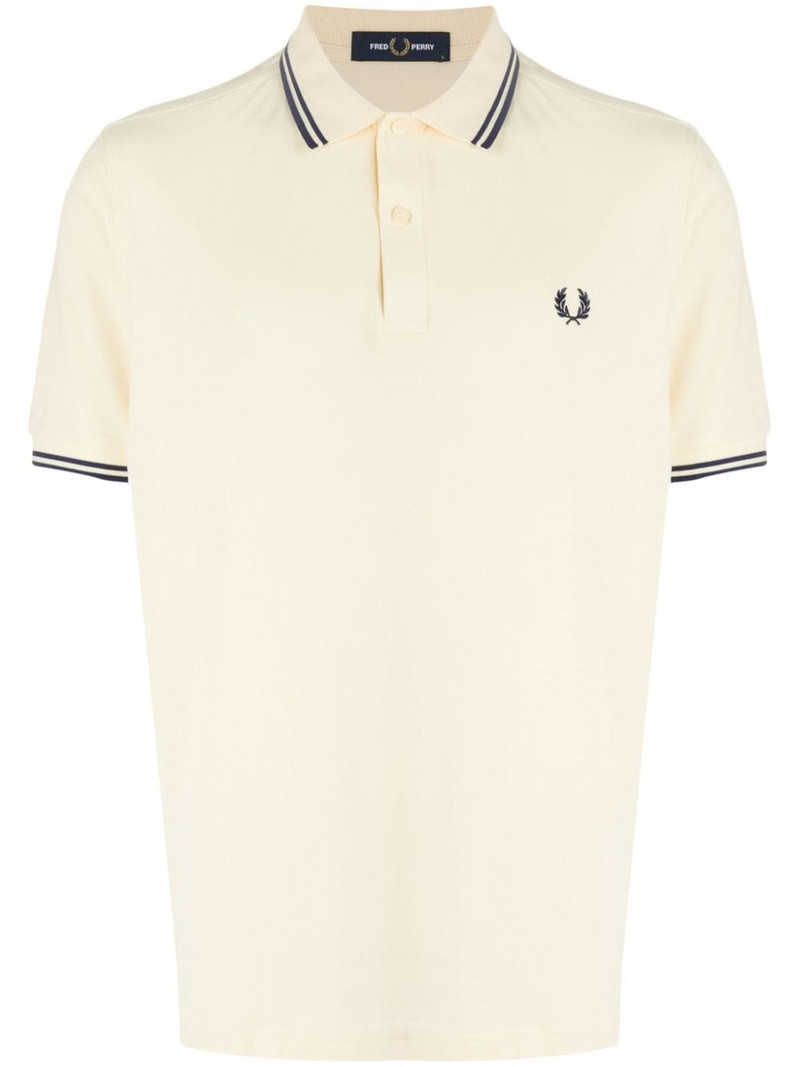 embroidered logo polo shirt 1