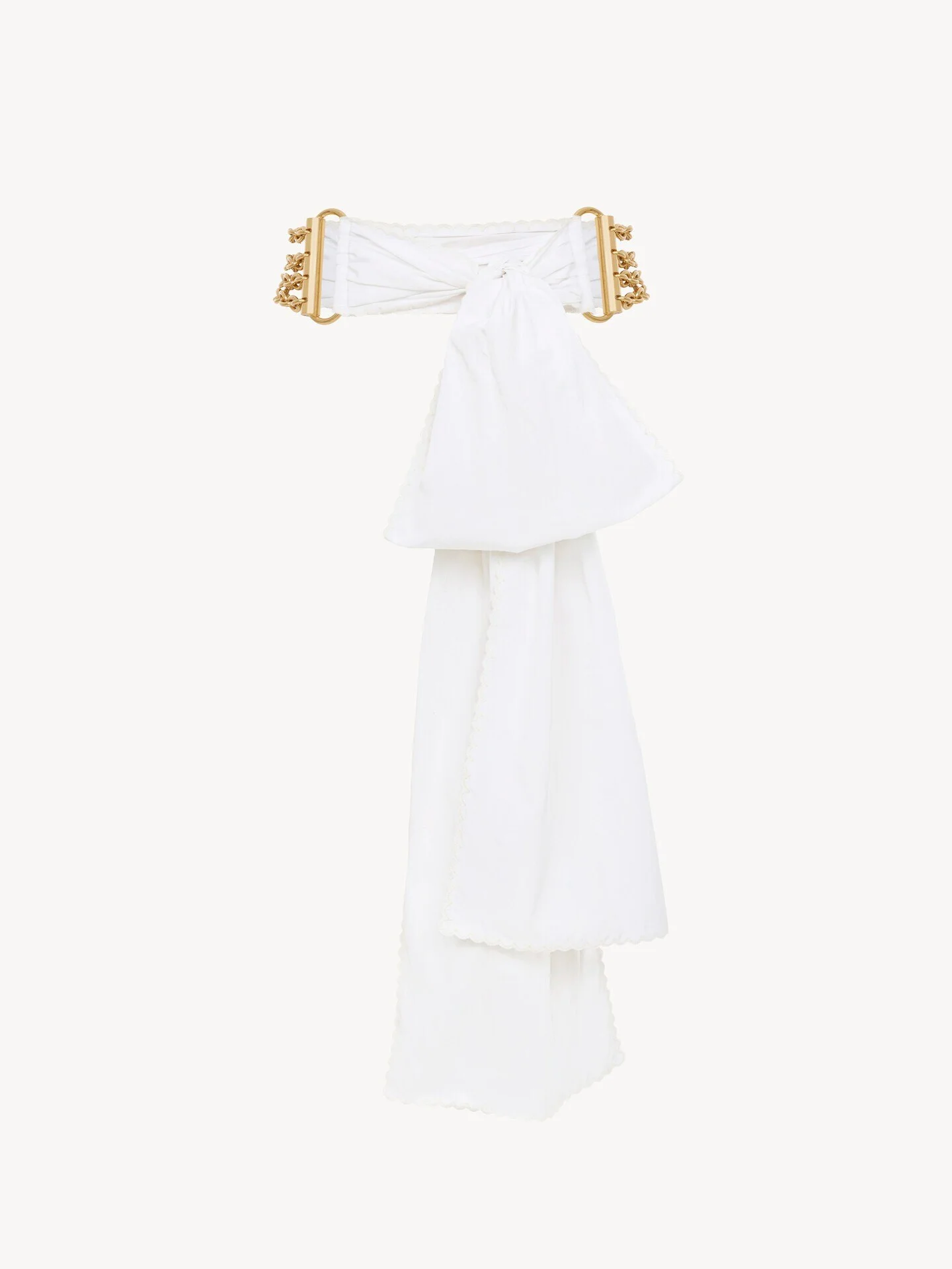 THE CHLOÉ BOW CHAIN BELT - 1