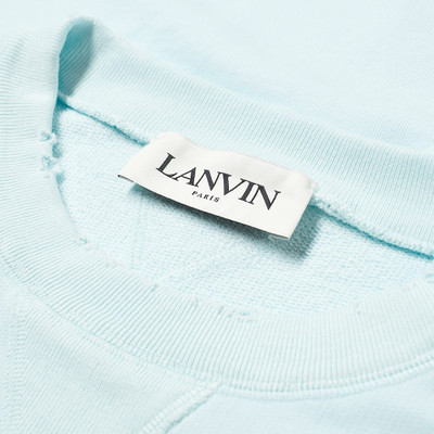 Lanvin Lanvin Large Logo Print Sweat outlook