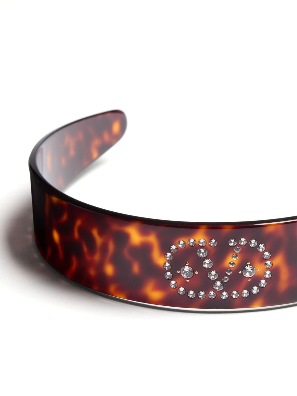 VLogo Signature tortoiseshell hair band - 3