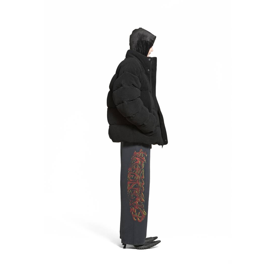 Offshore Baggy Sweatpants in Black Faded - 3