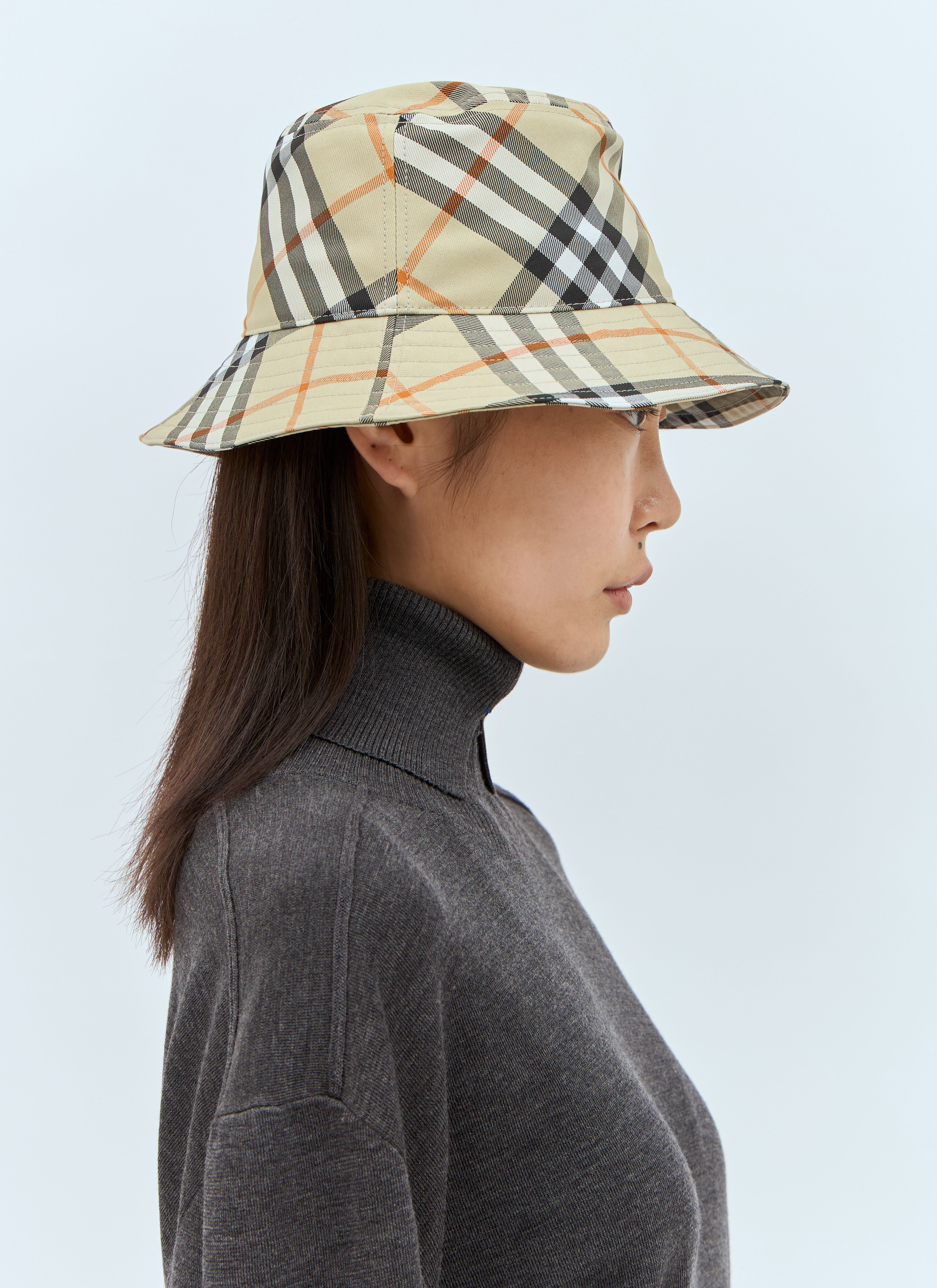 Burberry Women Check Bucket Hat - 3