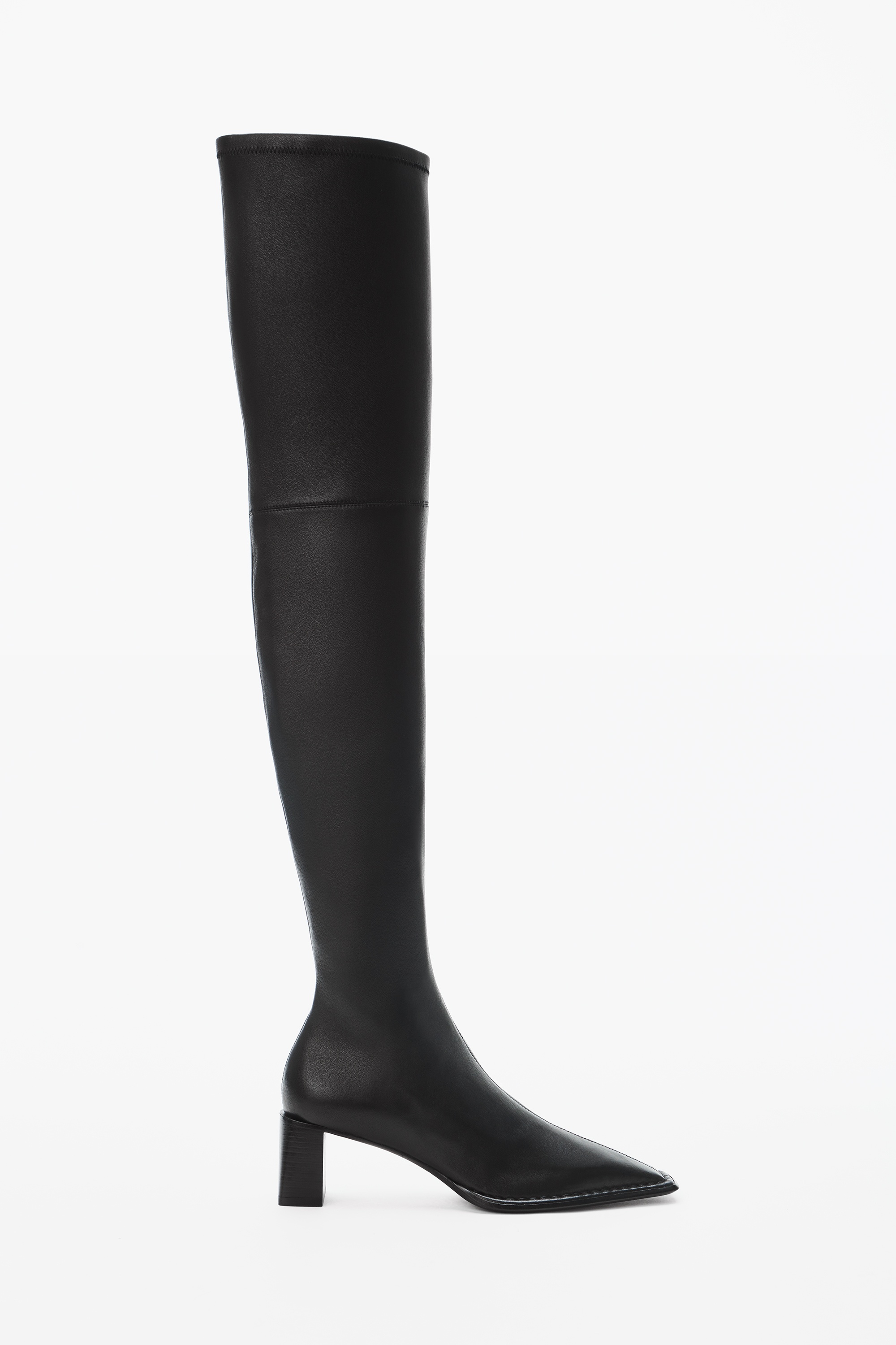 ALDRICH 55 THIGH-HIGH BOOT IN LEATHER - 1