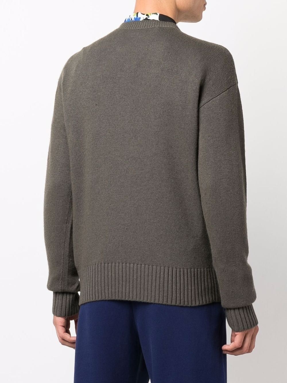 crewneck knitted jumper - 4