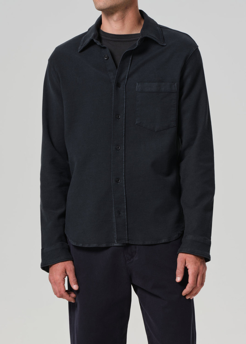 Citizens of Humanity Luca Bucket Dye Shirt French Terry
In Washed Black outlook