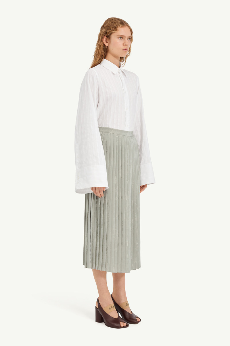 MM6 Maison Margiela Pleated midi skirt outlook