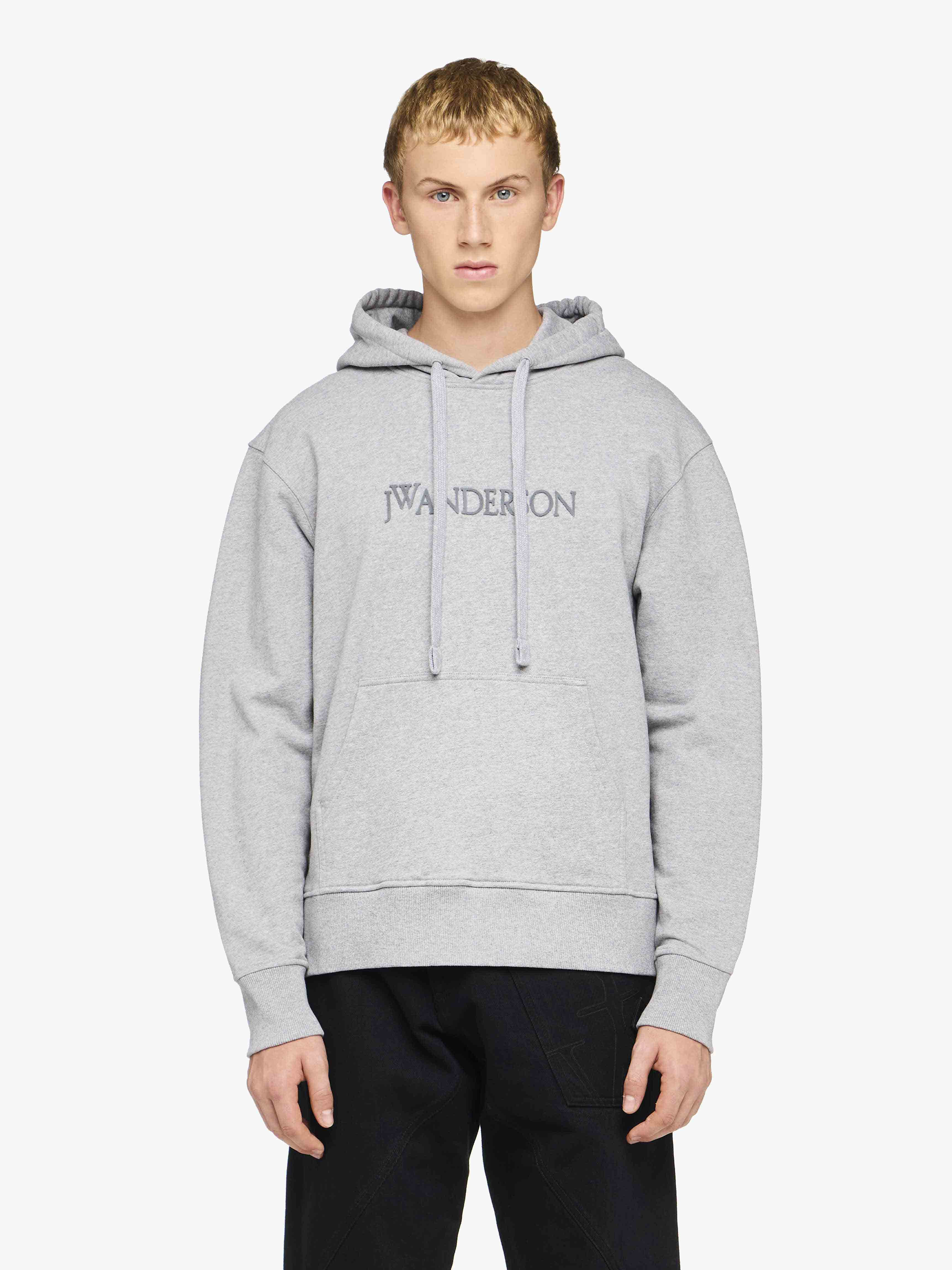 LOGO EMBROIDERY HOODIE - 2