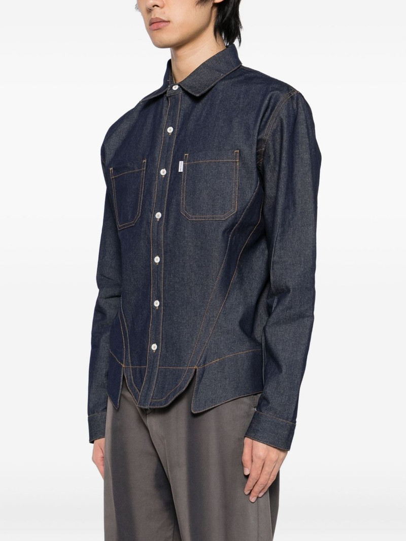 corset-style denim shirt 3
