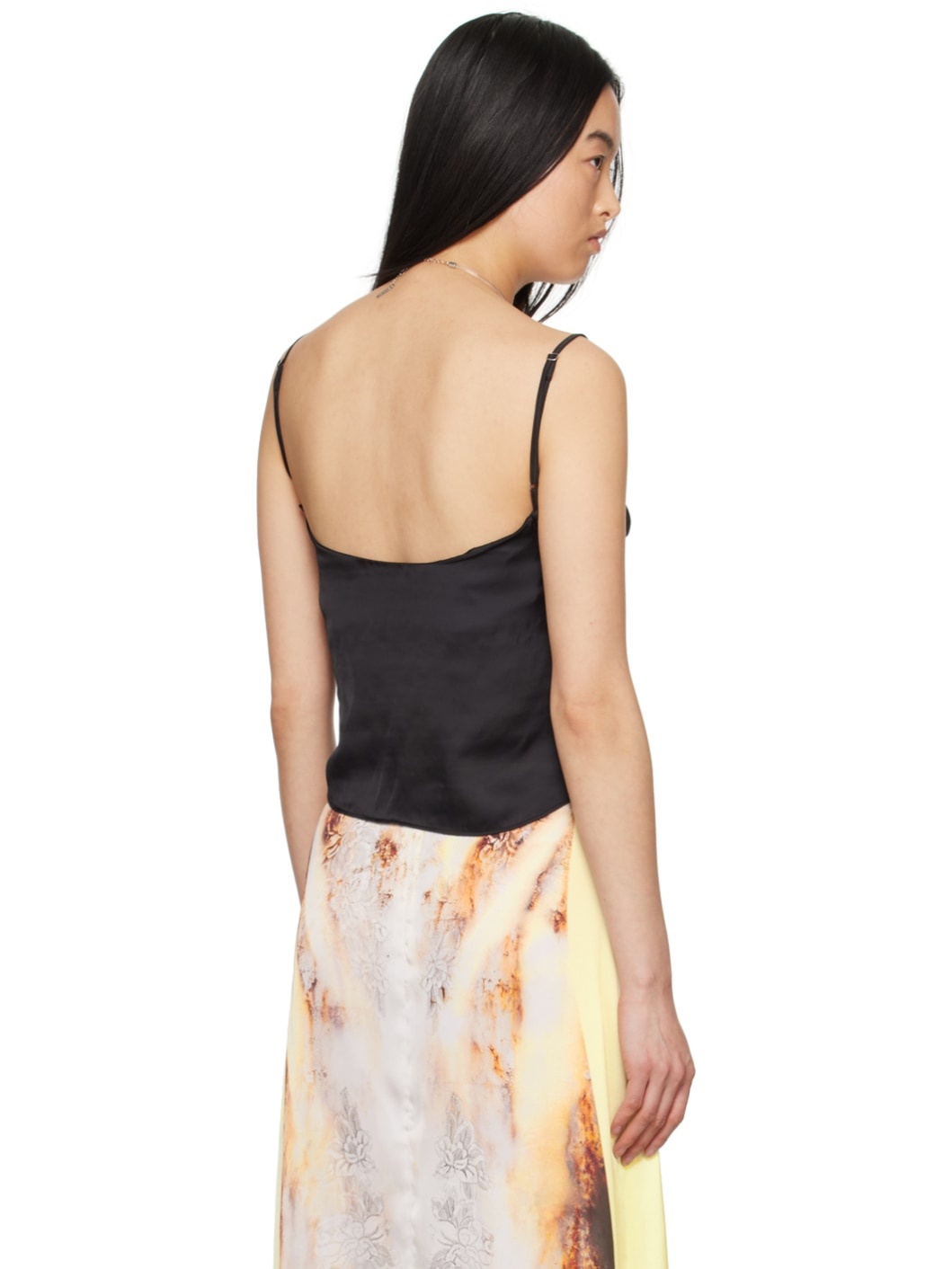 Black Hook-Eye Camisole - 3
