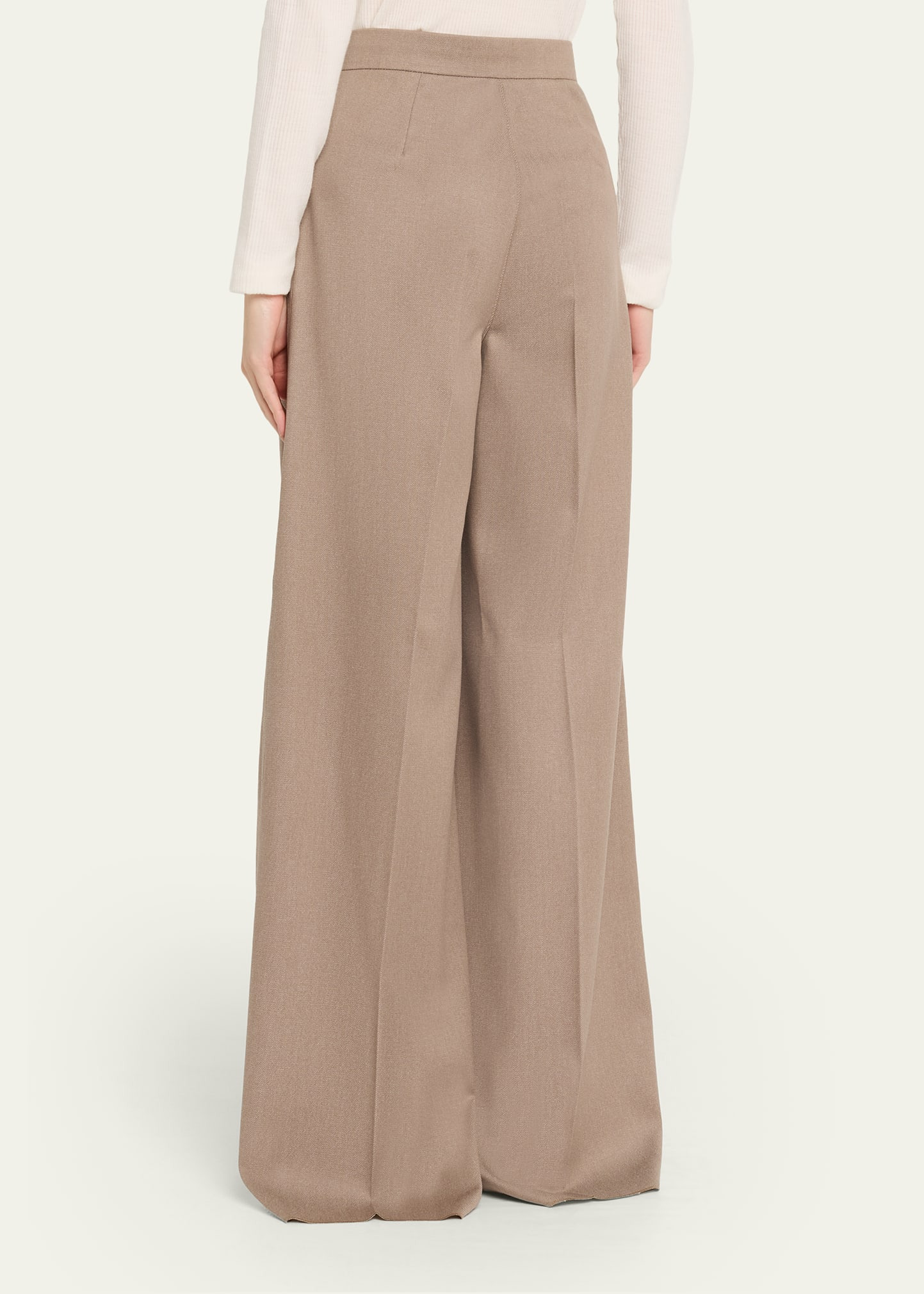 Baden Pleated Wide-Leg Wool Pants - 3