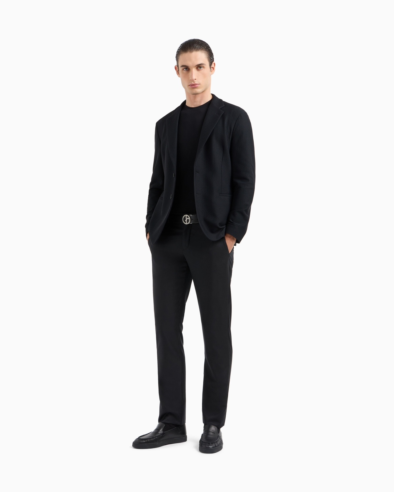 Icon Crew-neck T-shirt in stretch viscose jersey - 2