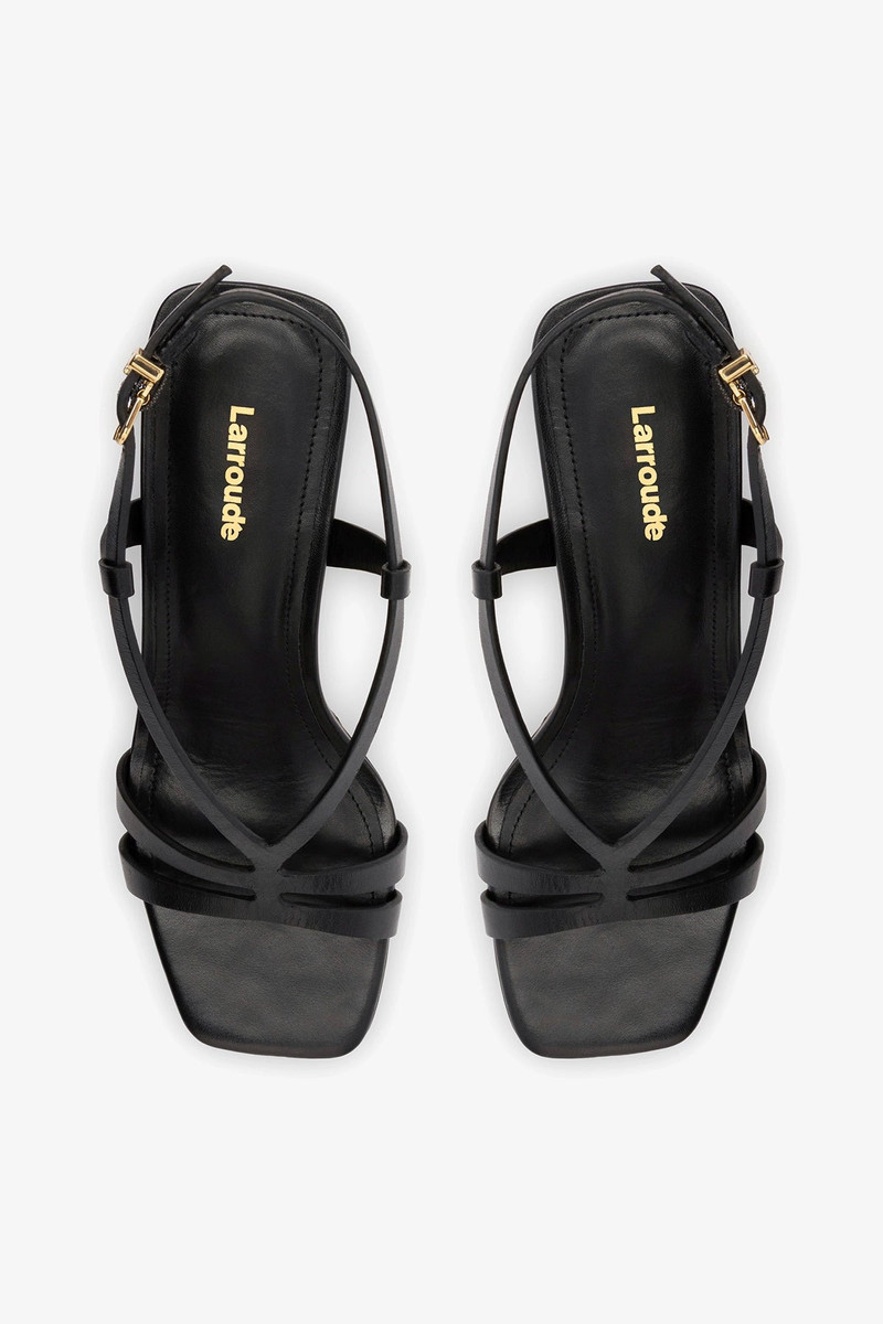 Daphne Sandal In Black Leather 6