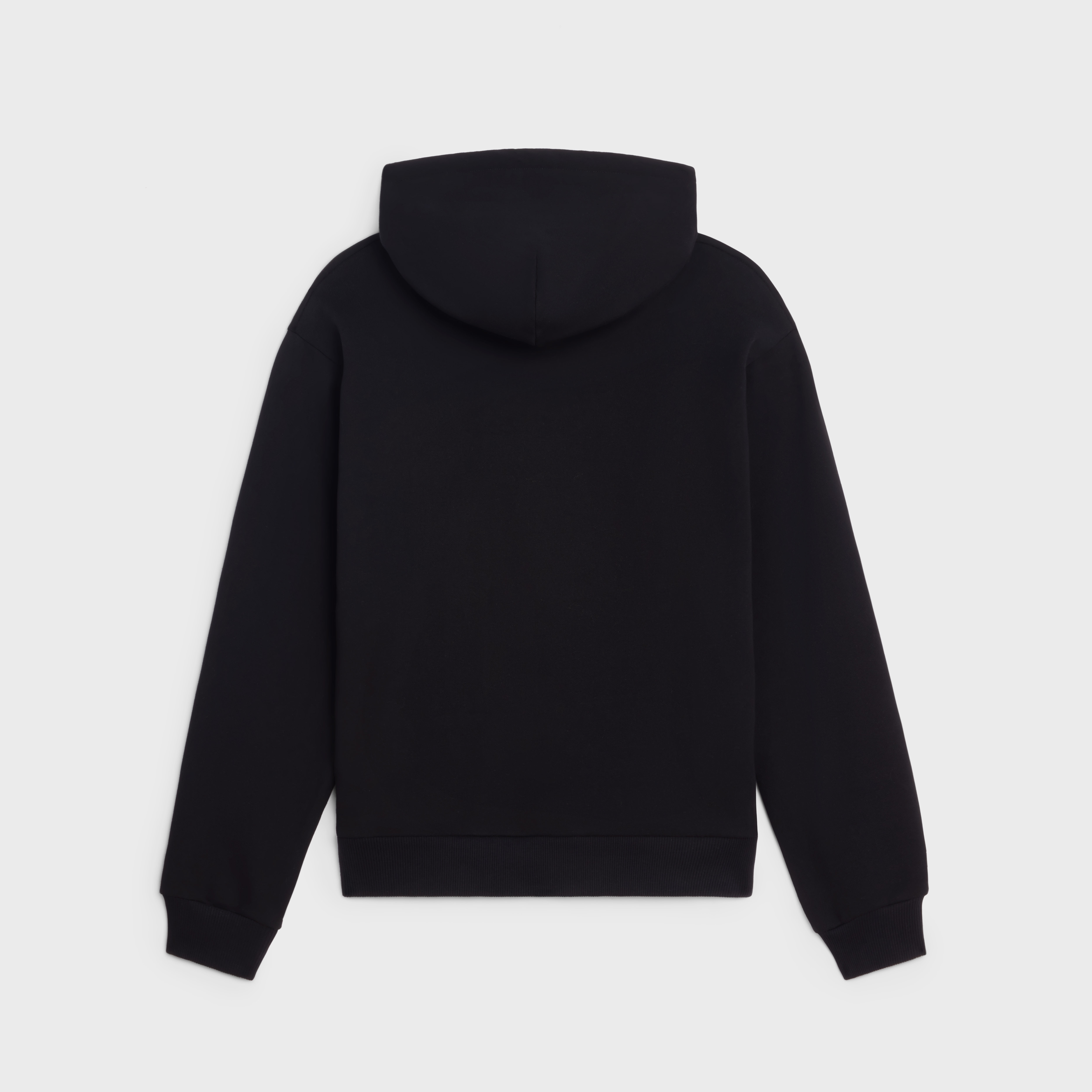 troubadour loose hoodie in cotton fleece - 2