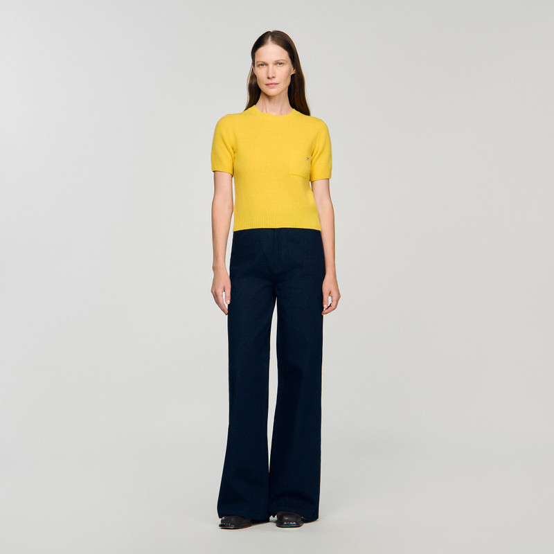 Sandro SHORT-SLEEVE SWEATER outlook