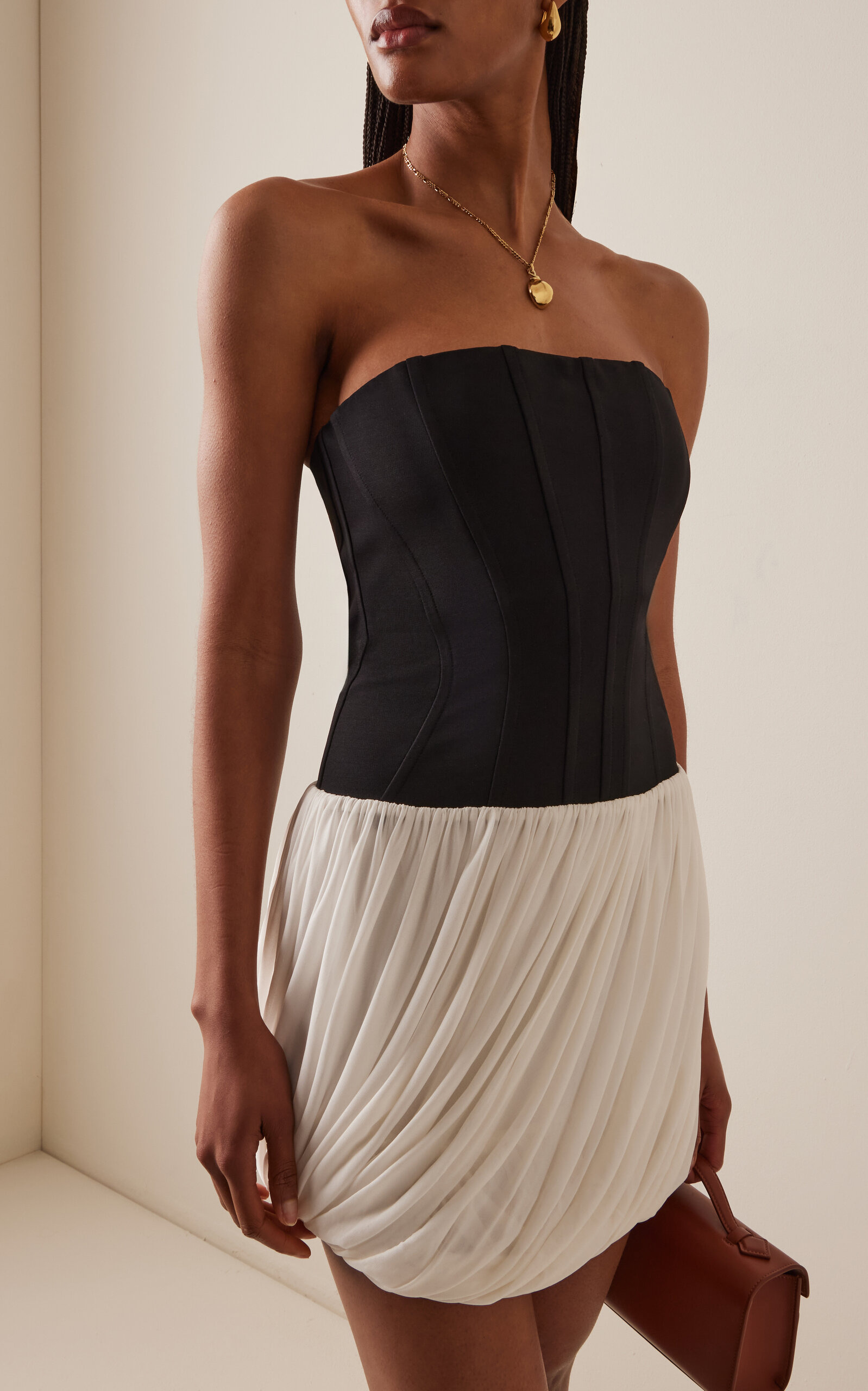 Josie Bustier Mini Dress black - 3