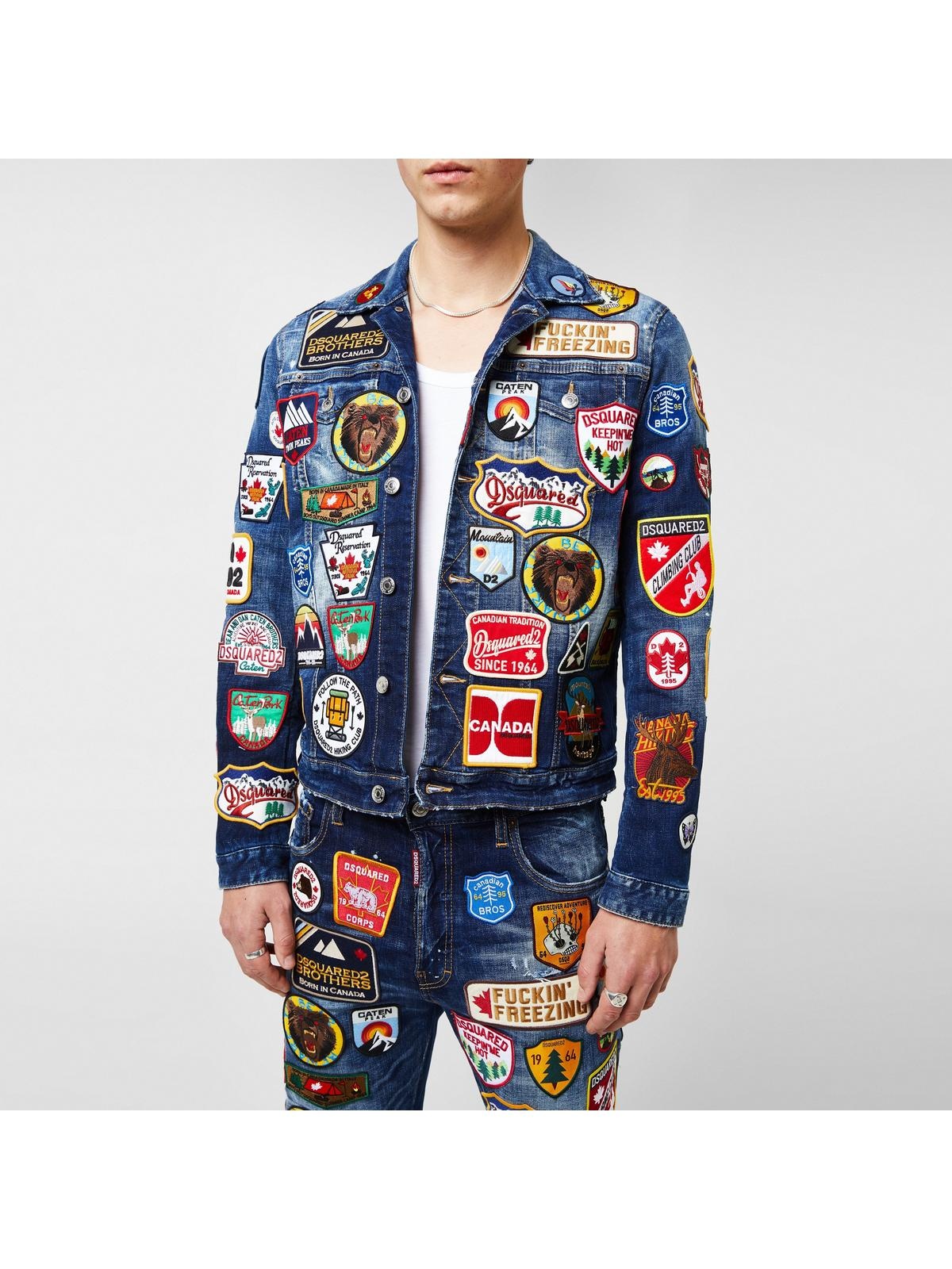 DSQUARED2 PATCH DENIM JACKET | cruisefashion | REVERSIBLE