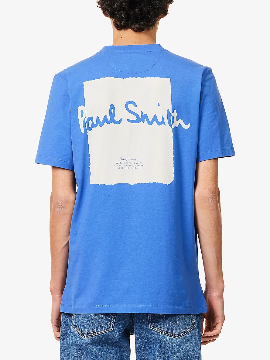 Graphic-Print Relaxed-Fit Cotton-T-Shirt - 4