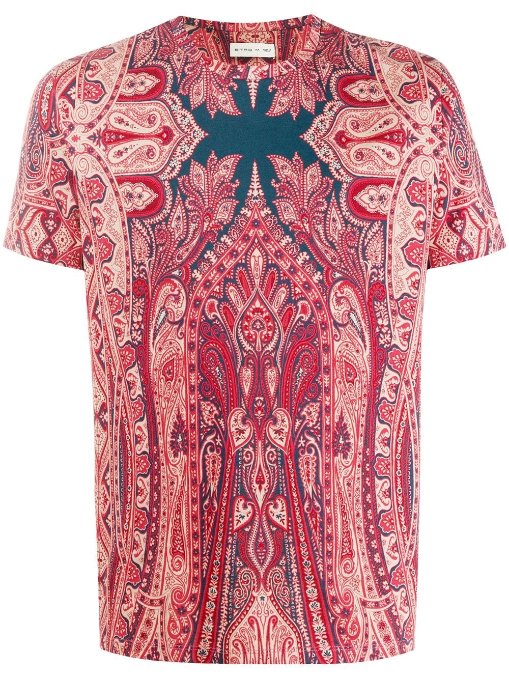 paisley print T-shirt - 1