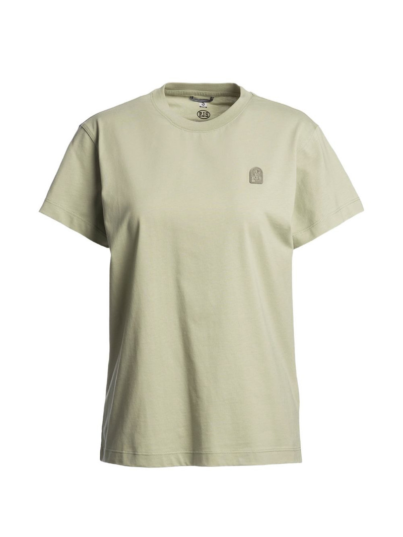 crew-neck logo-patch T-shirt 1