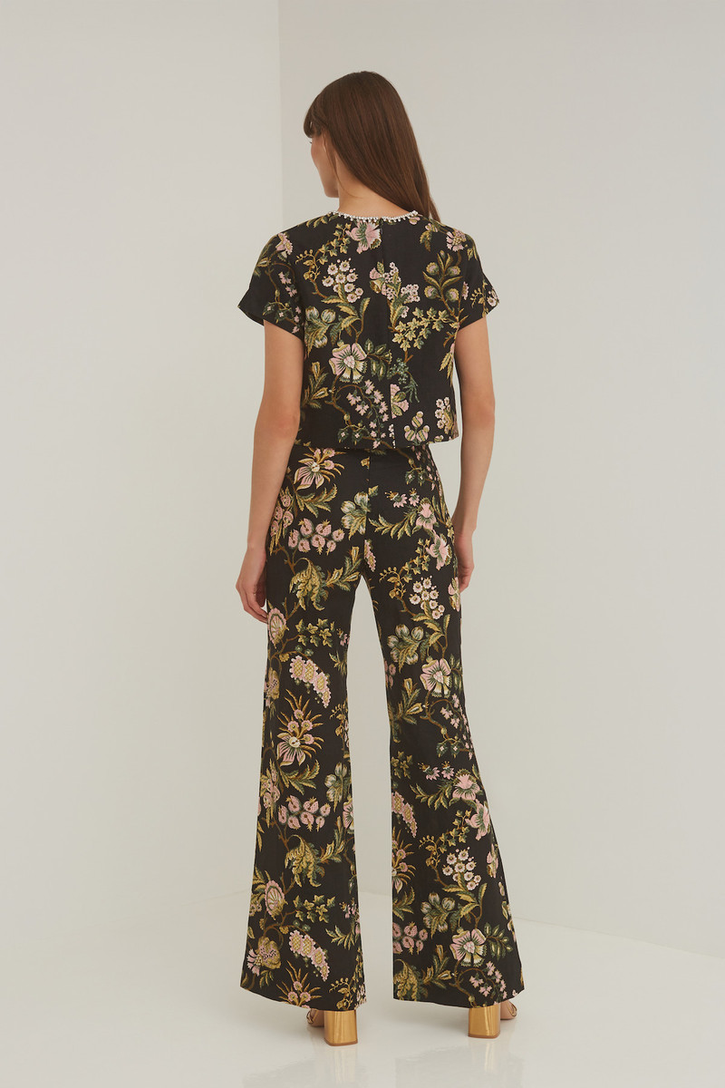Josephine Pant The Best Fitting Pant In A Sophisticated Floral Print 4