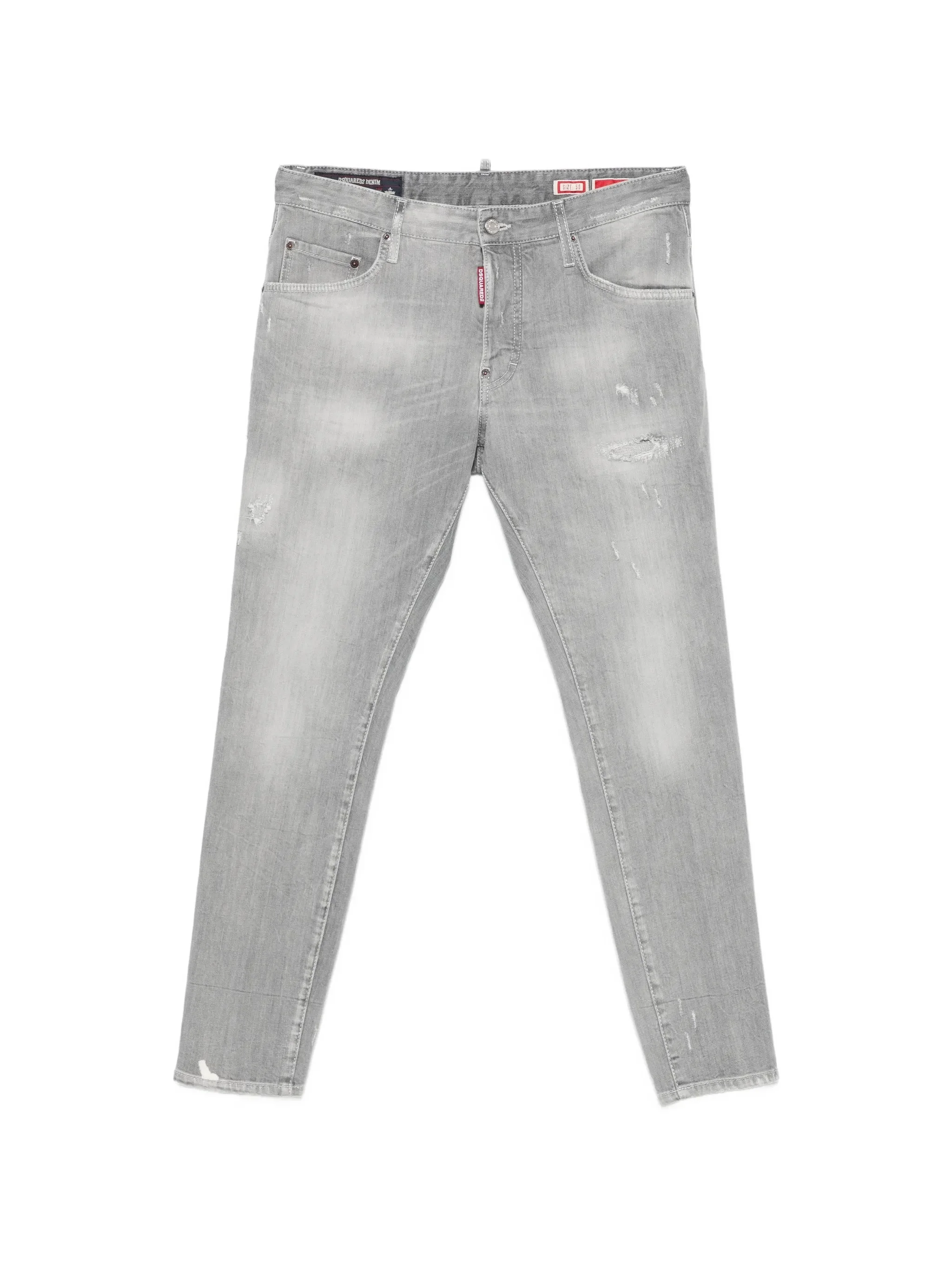 Dsquared2 Skater Distressed Logo-tag Denim Jeans - 1