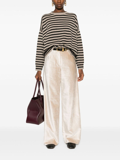 Brunello Cucinelli striped knitted jumper outlook