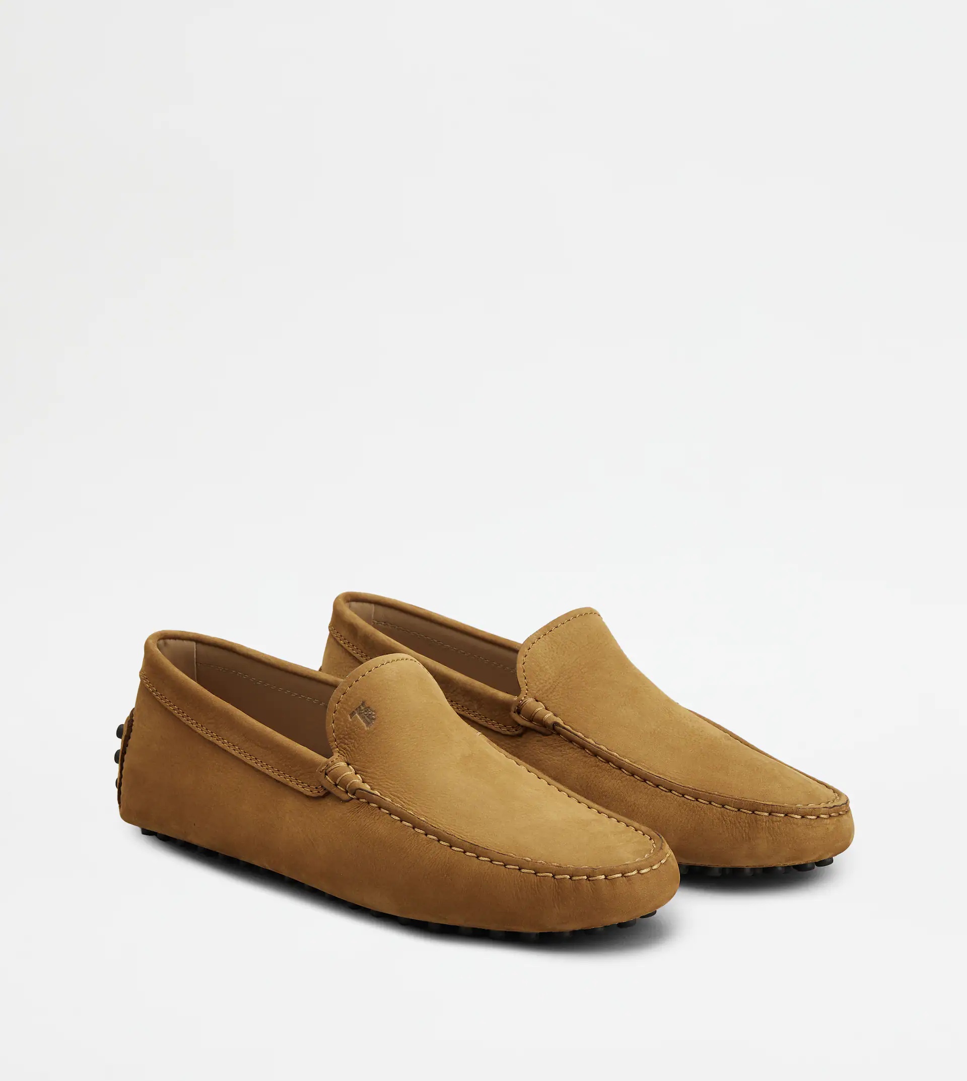 GOMMINO DRIVING SHOES IN NUBUCK - BROWN - 3