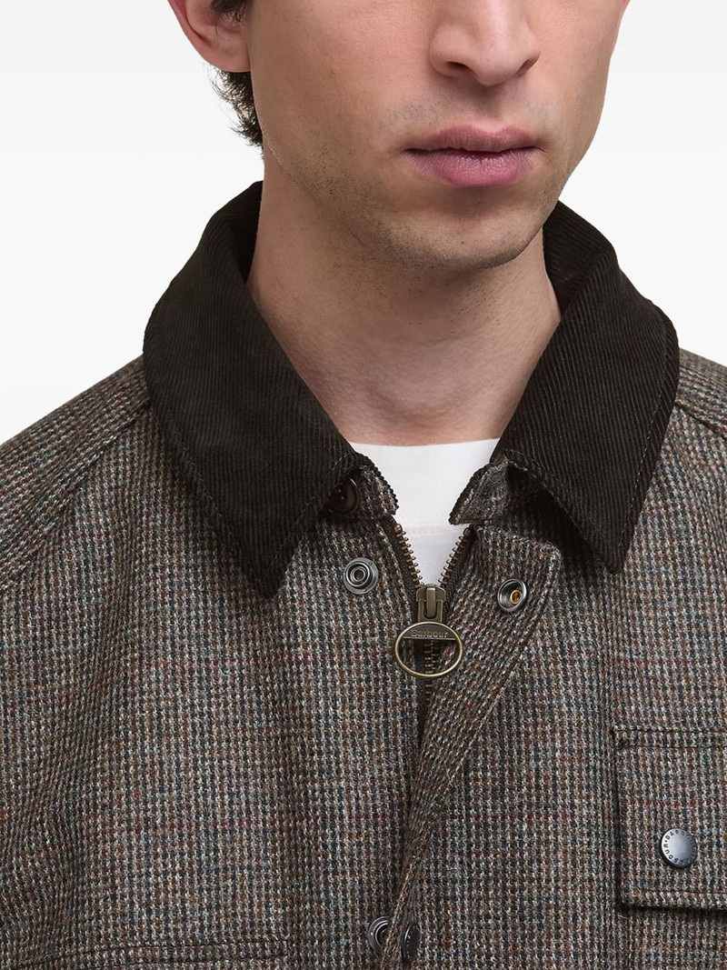 corduroy-collar multi-pocket jacket 4