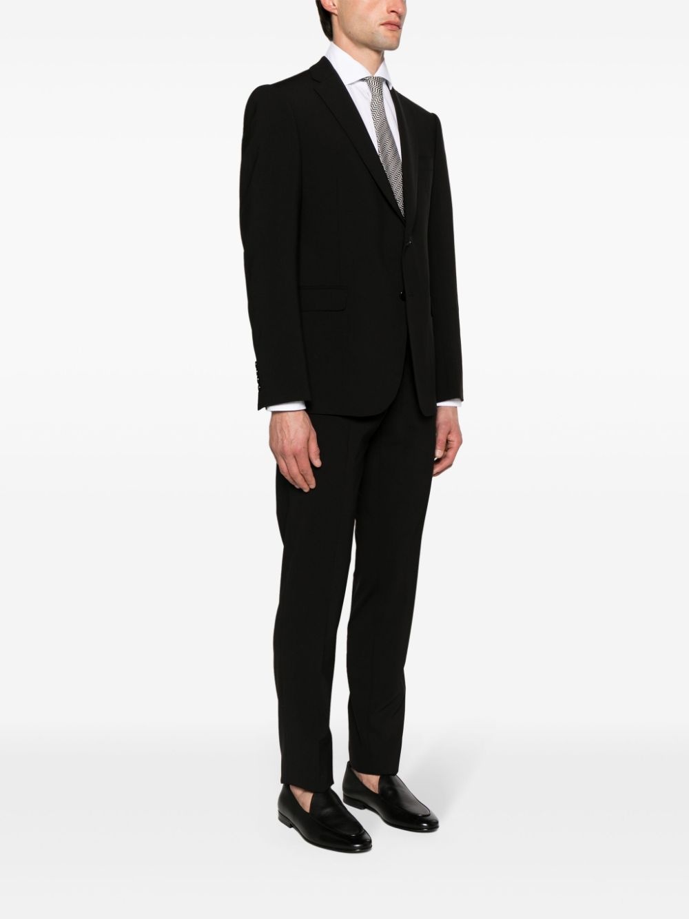 notch-lapels single-breasted suit - 3