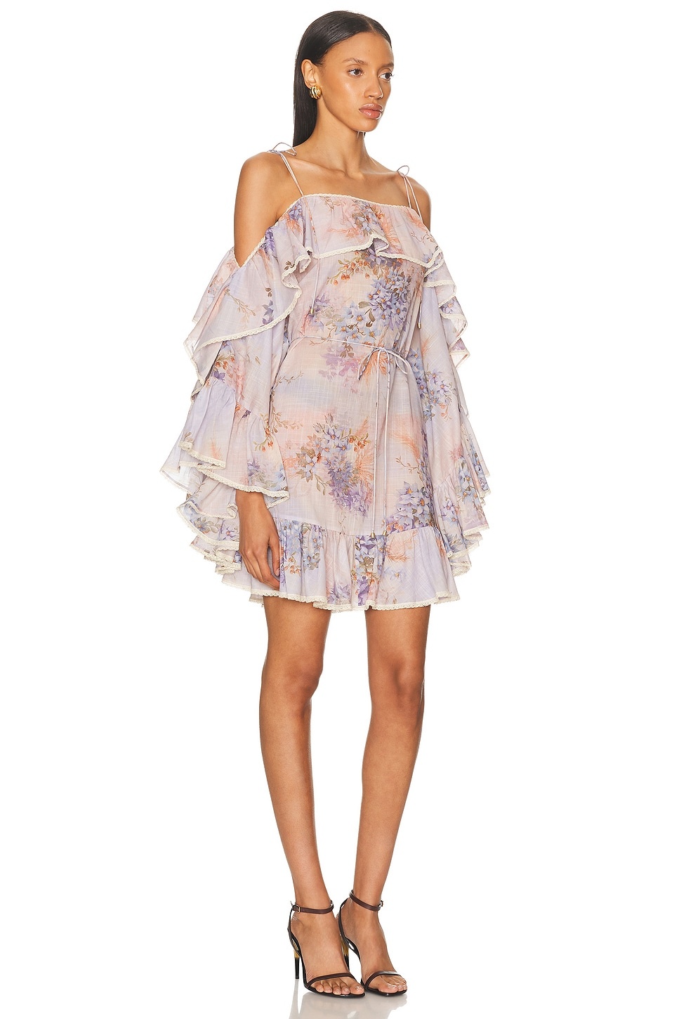 Cascadian Ruffle Mini Dress - 2