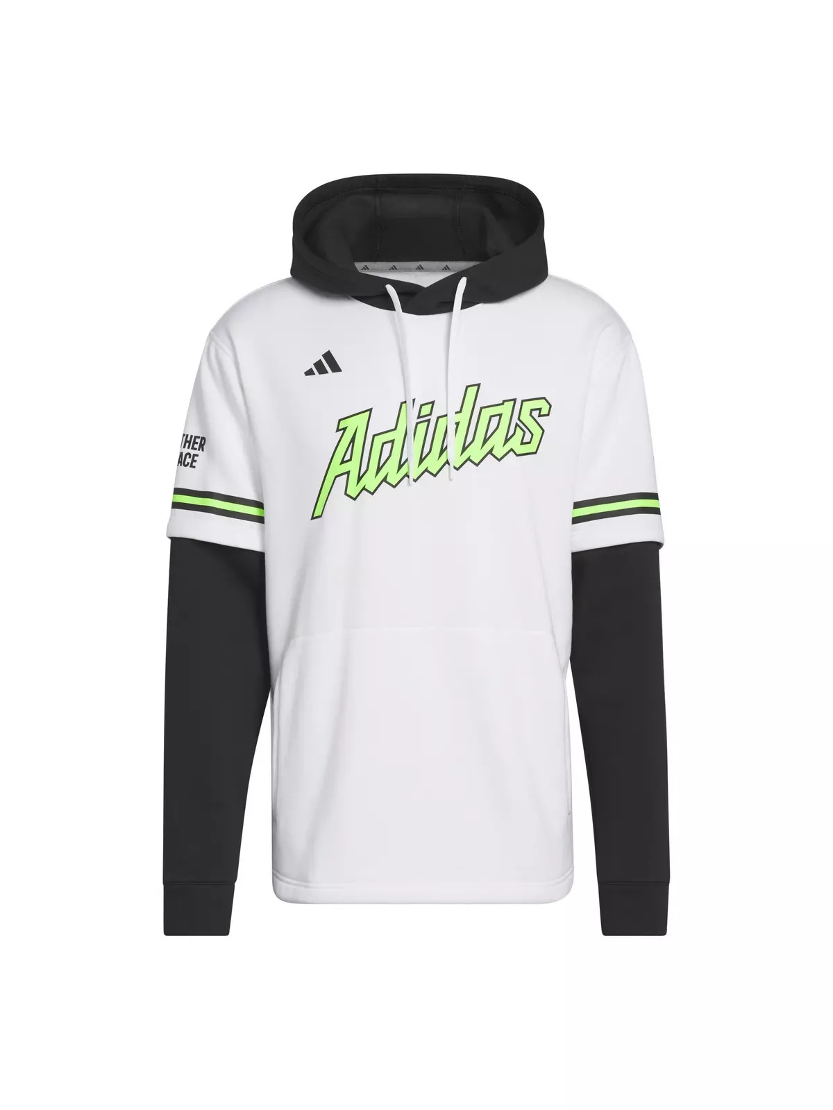 Men's Mental Health Awareness Hooded Jersey-White - 5