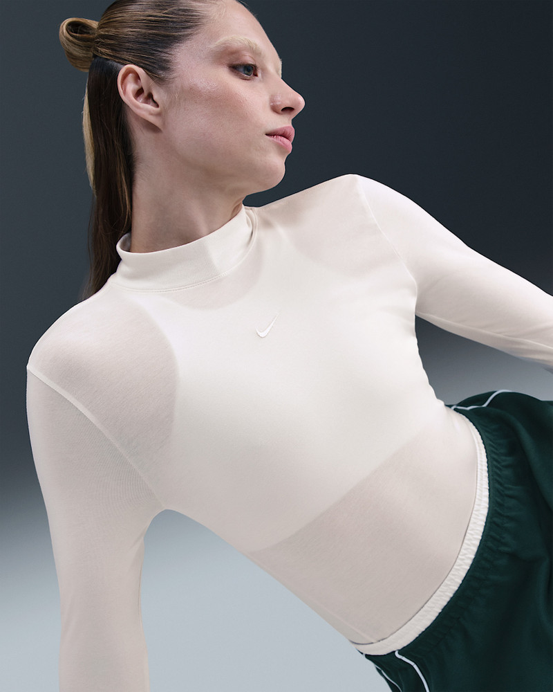 Nike Sportswear Chill Knit Women's Slim Long-Sleeve Mock-Neck T-Shirt 3