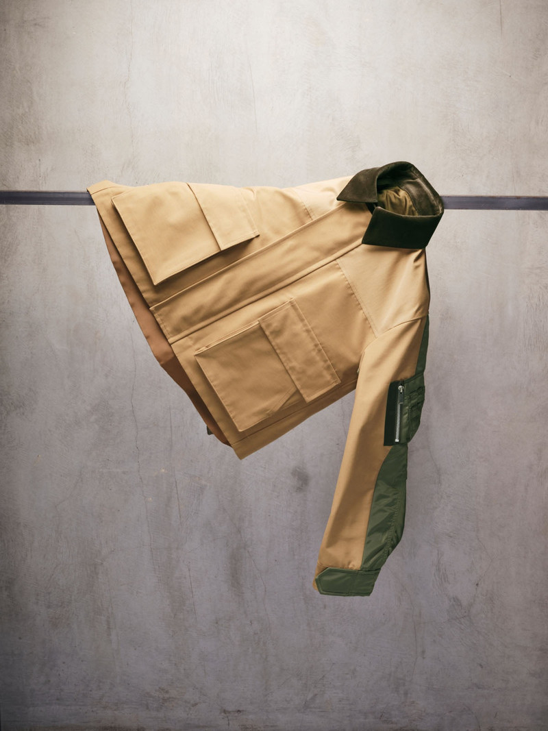 sacai Grosgrain x Nylon Twill Blouson outlook