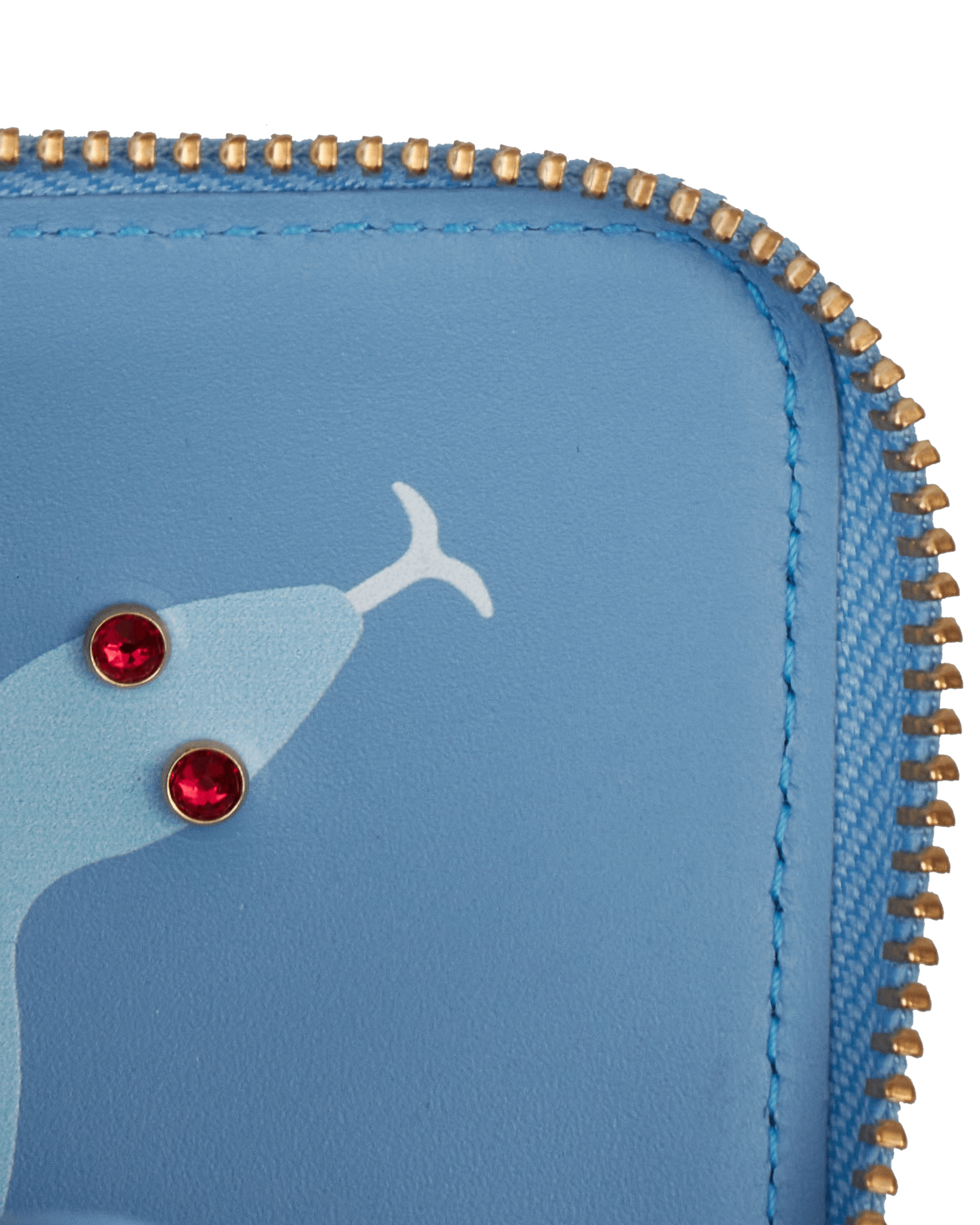 Ruby Eye Zip-Around Wallet Blue - 5