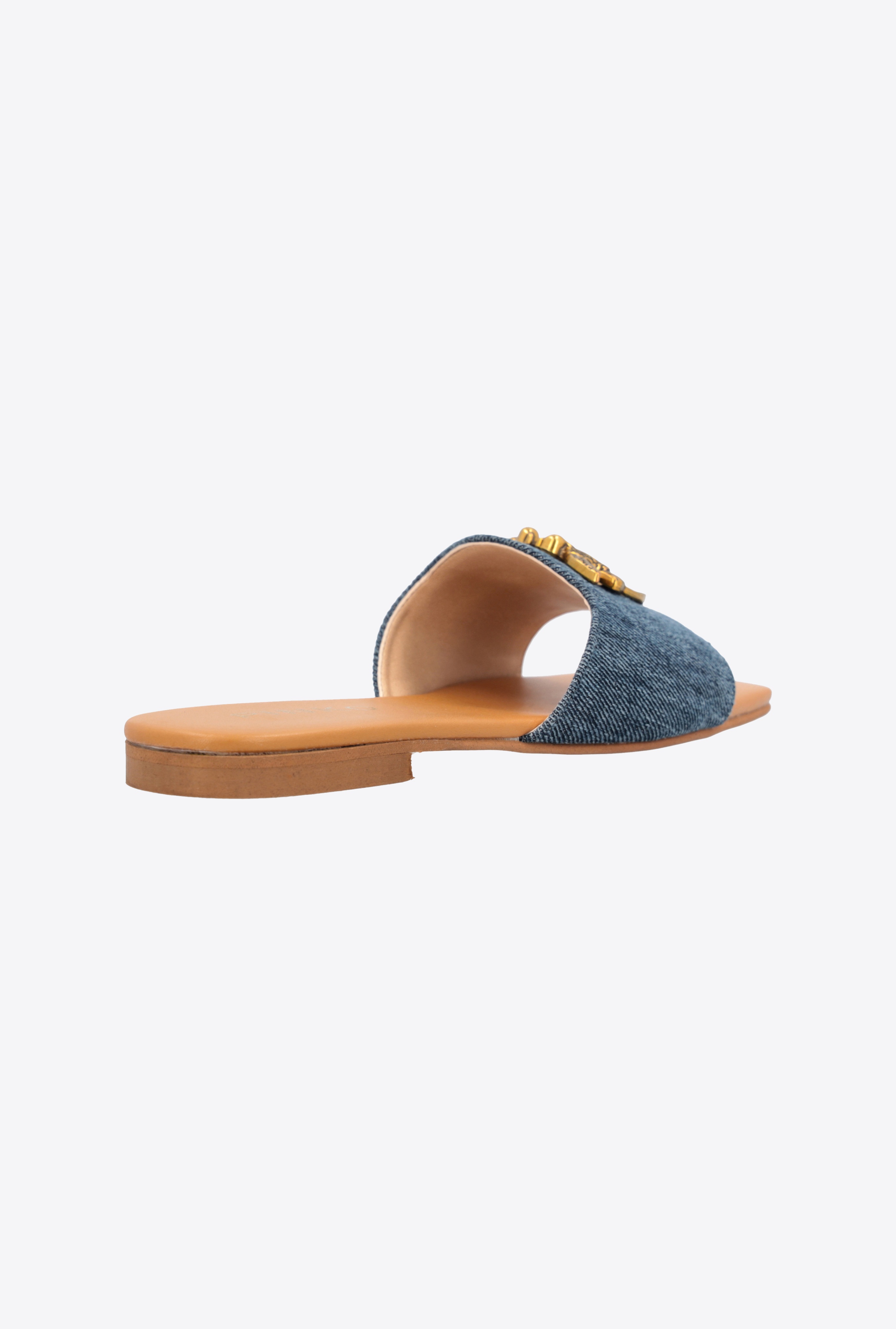 FLAT DENIM SLIP-ONS - 3