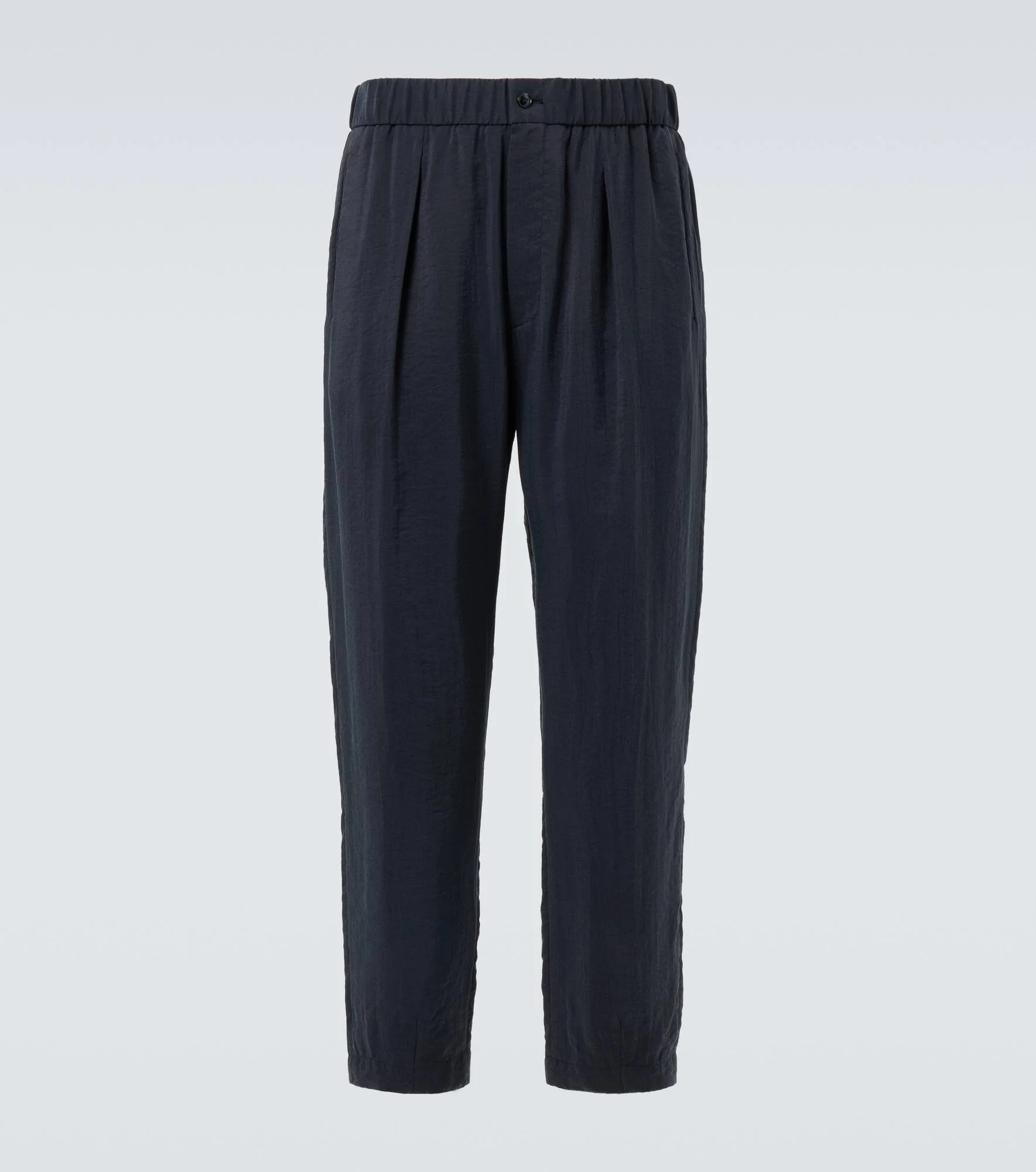 Silk-blend tapered pants - 1
