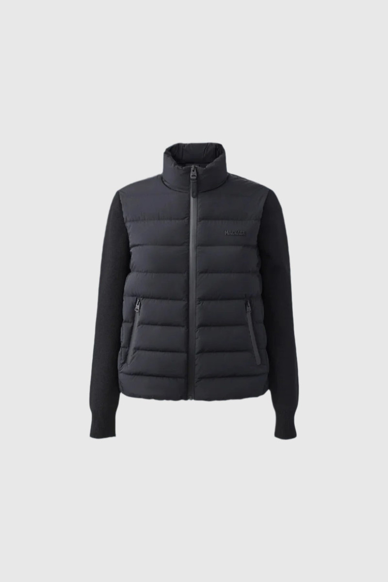OCEANE-CITYZ Light down mixed-media jacket 1
